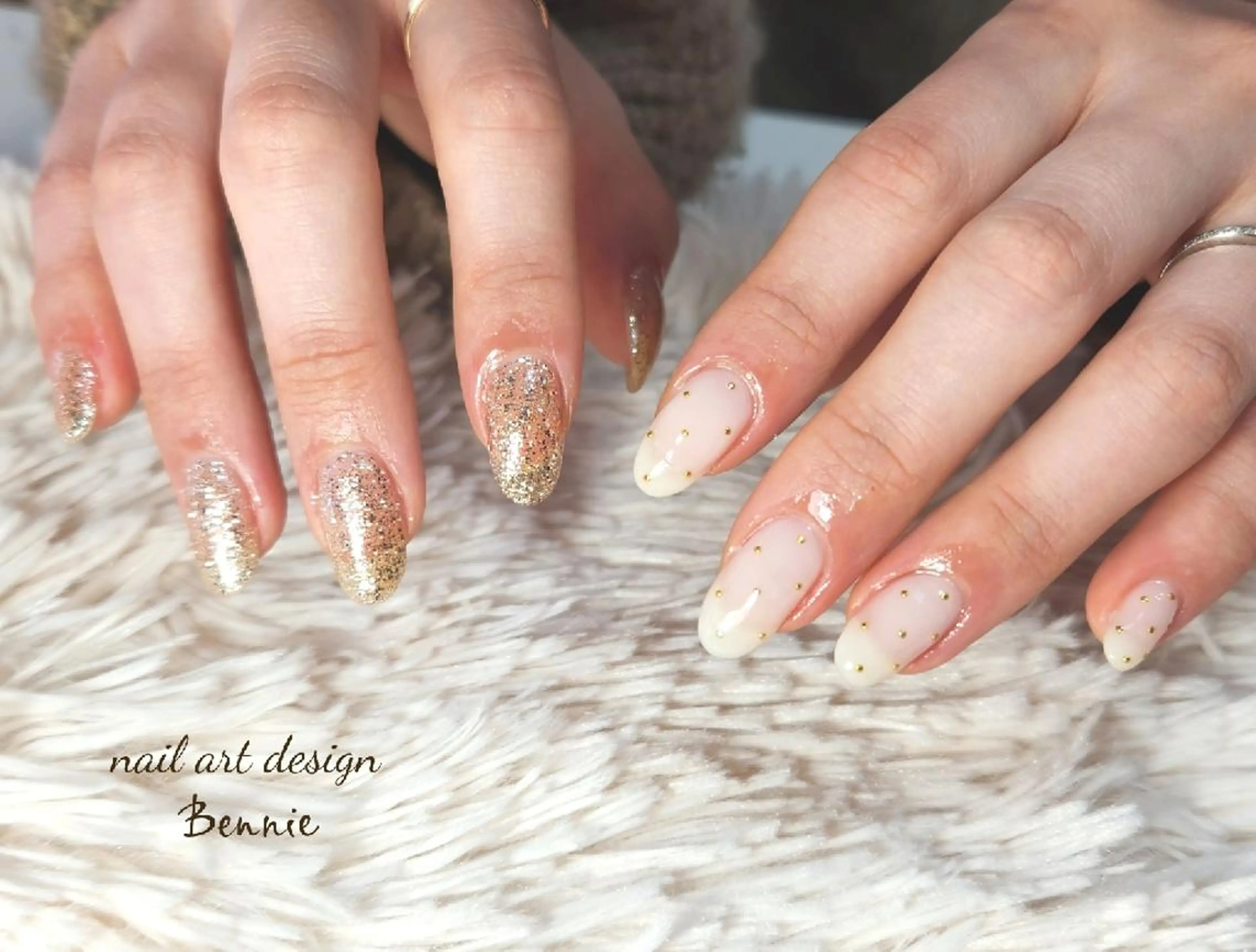 ネイル 持ち込み ブライダルネイル ハンドネイル   BENNIEのネイルデザイン