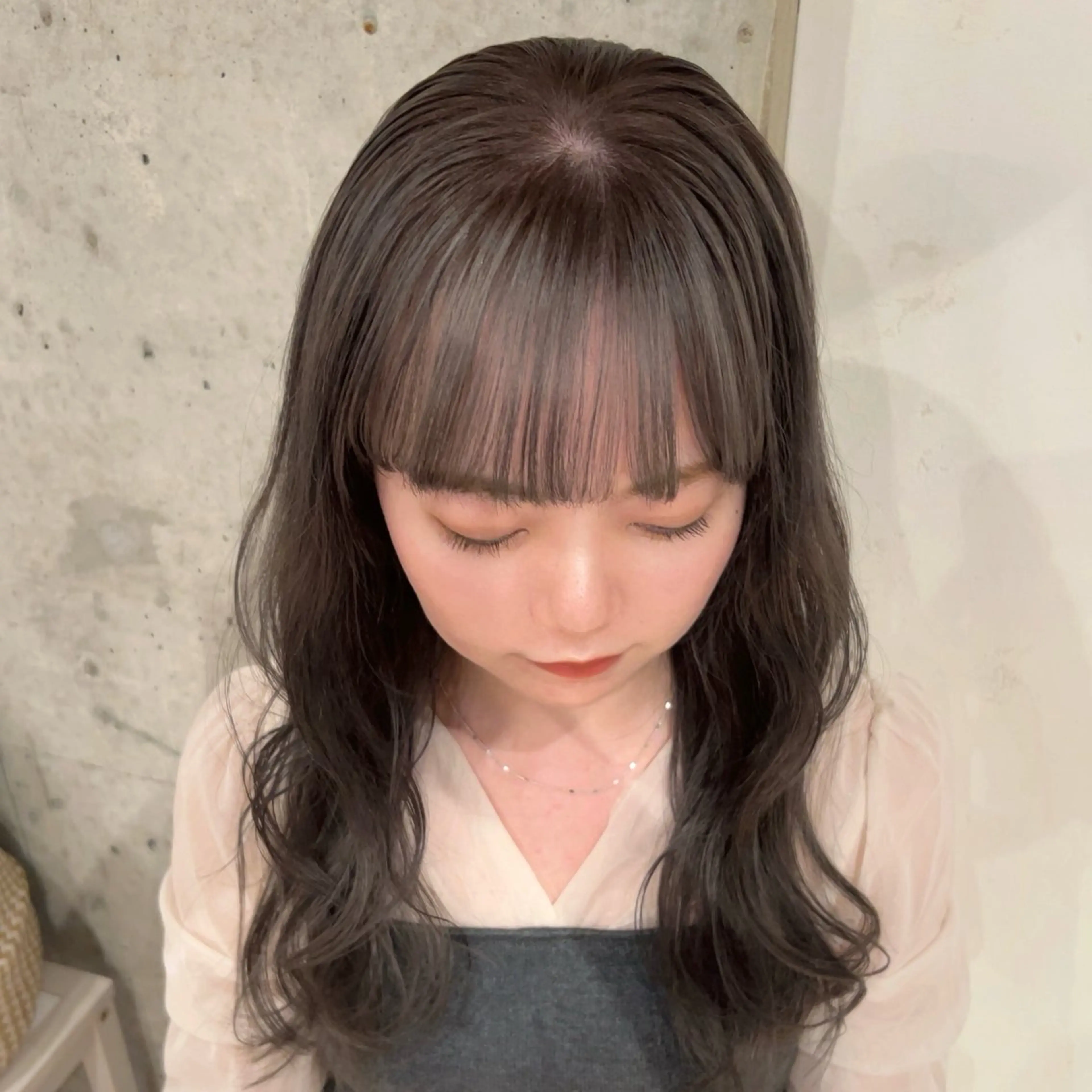 ロング ヘアカラー トリートメント ヘッドスパ ヘアセット 🌸透明感/レイヤー / 栗林 彩🌸のヘアスタイル