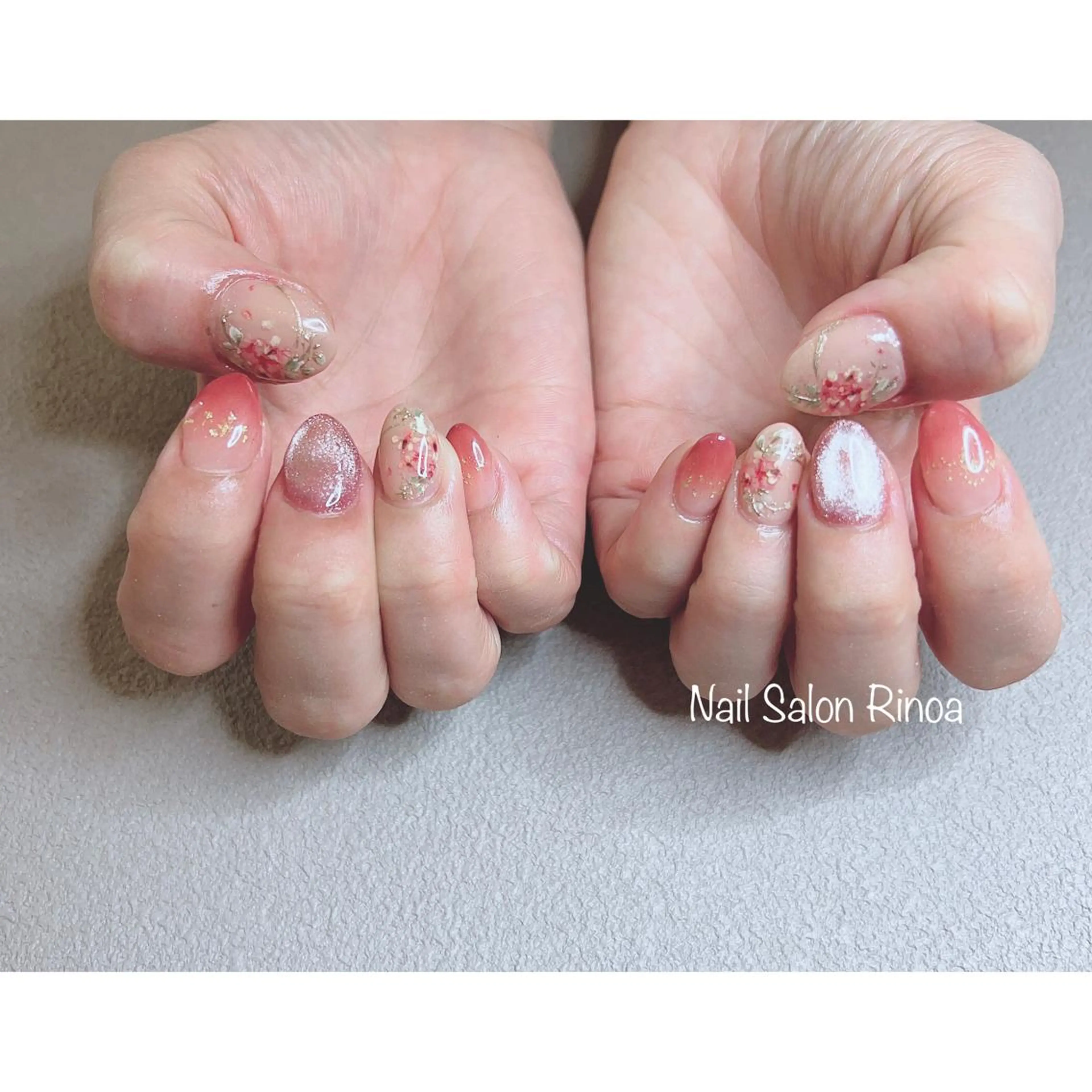 ネイル ハンドネイル フットネイル Nail Salon Rinoaのネイルデザイン