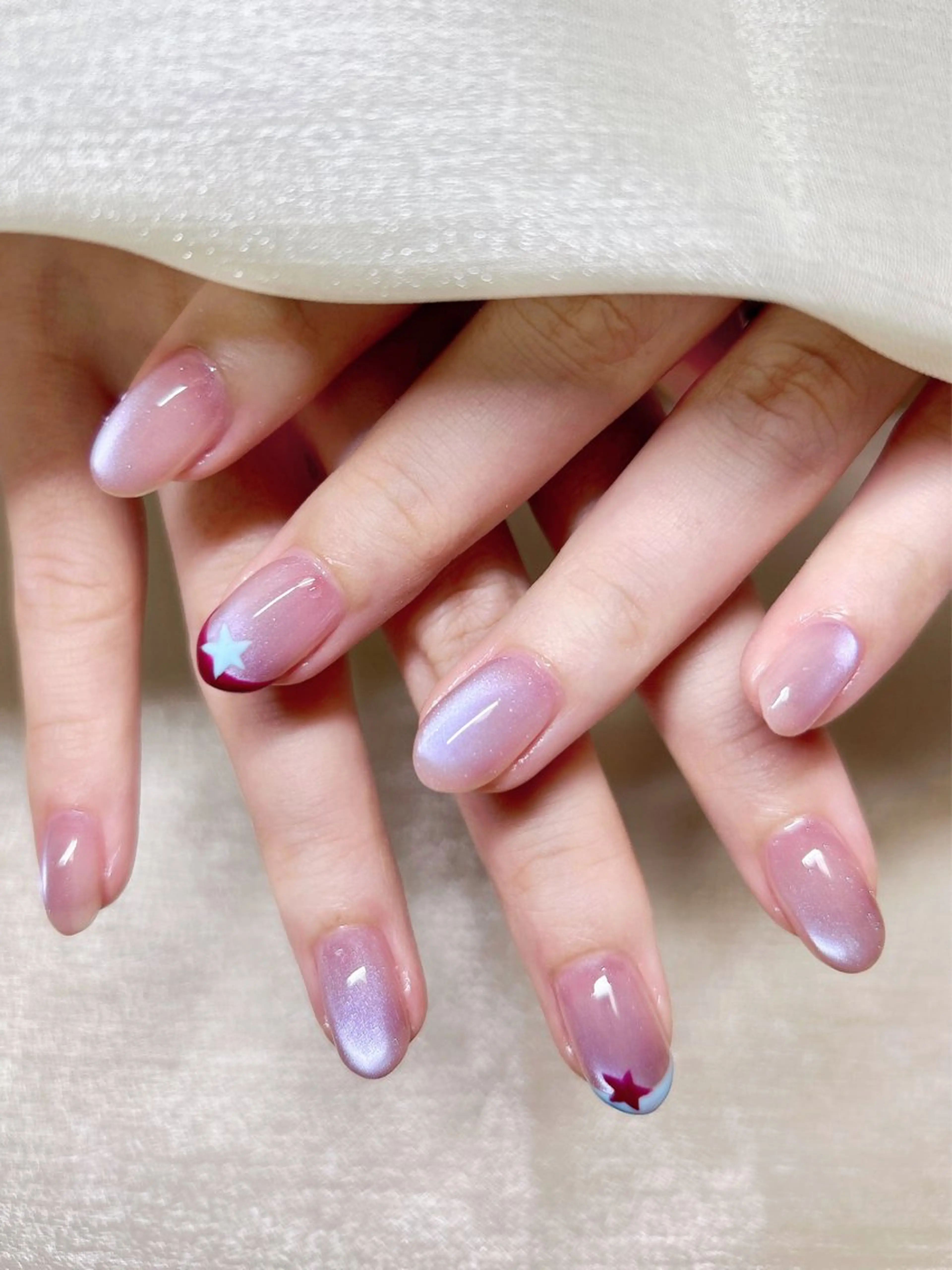 ネイル ジェルネイル ロングネイル ワンカラーネイル ソフトジェル ネイルチップ LUKA NAILのネイルデザイン