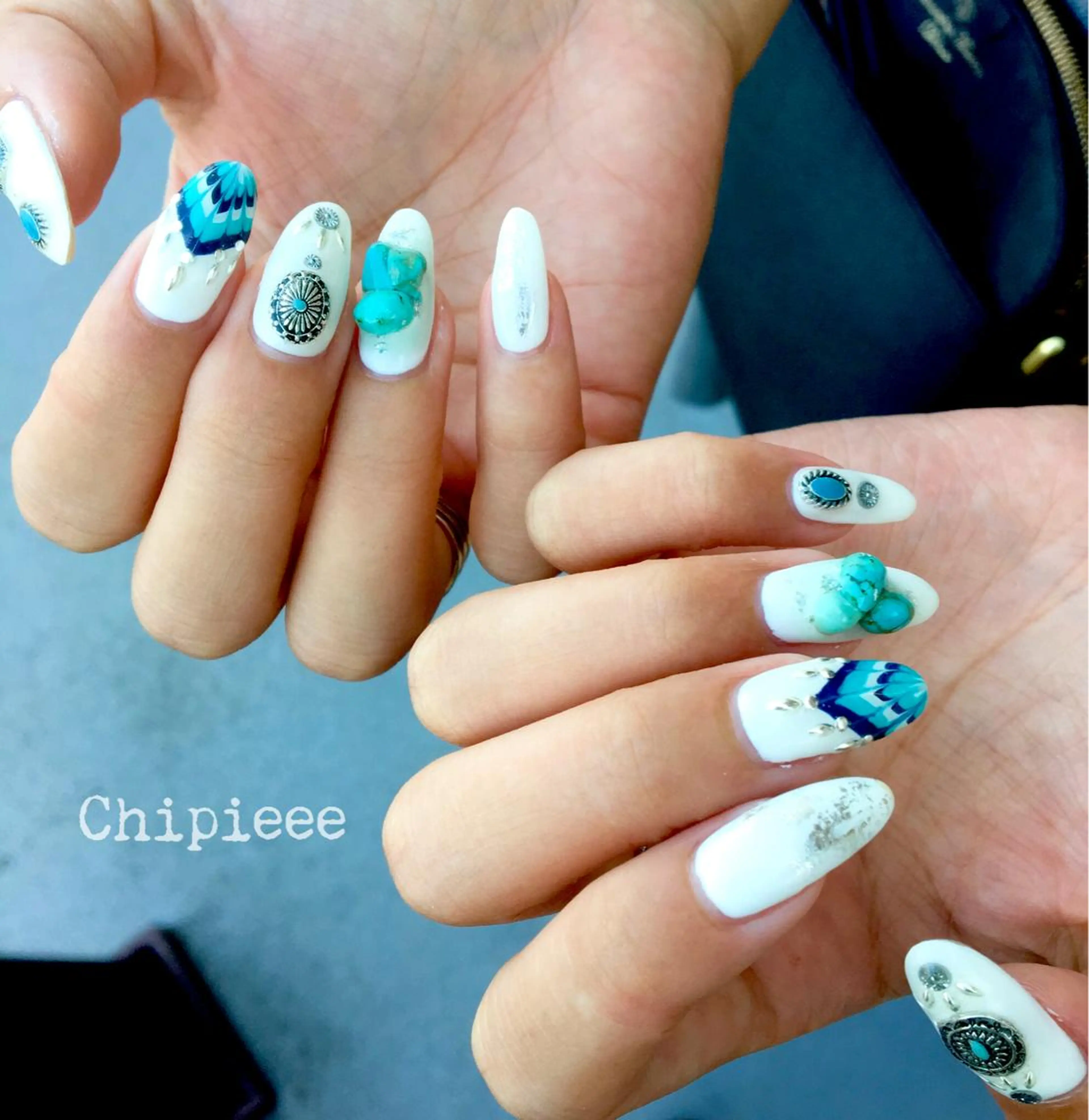 ネイル ハンドネイル revia所属・ERI Nailistのネイルデザイン