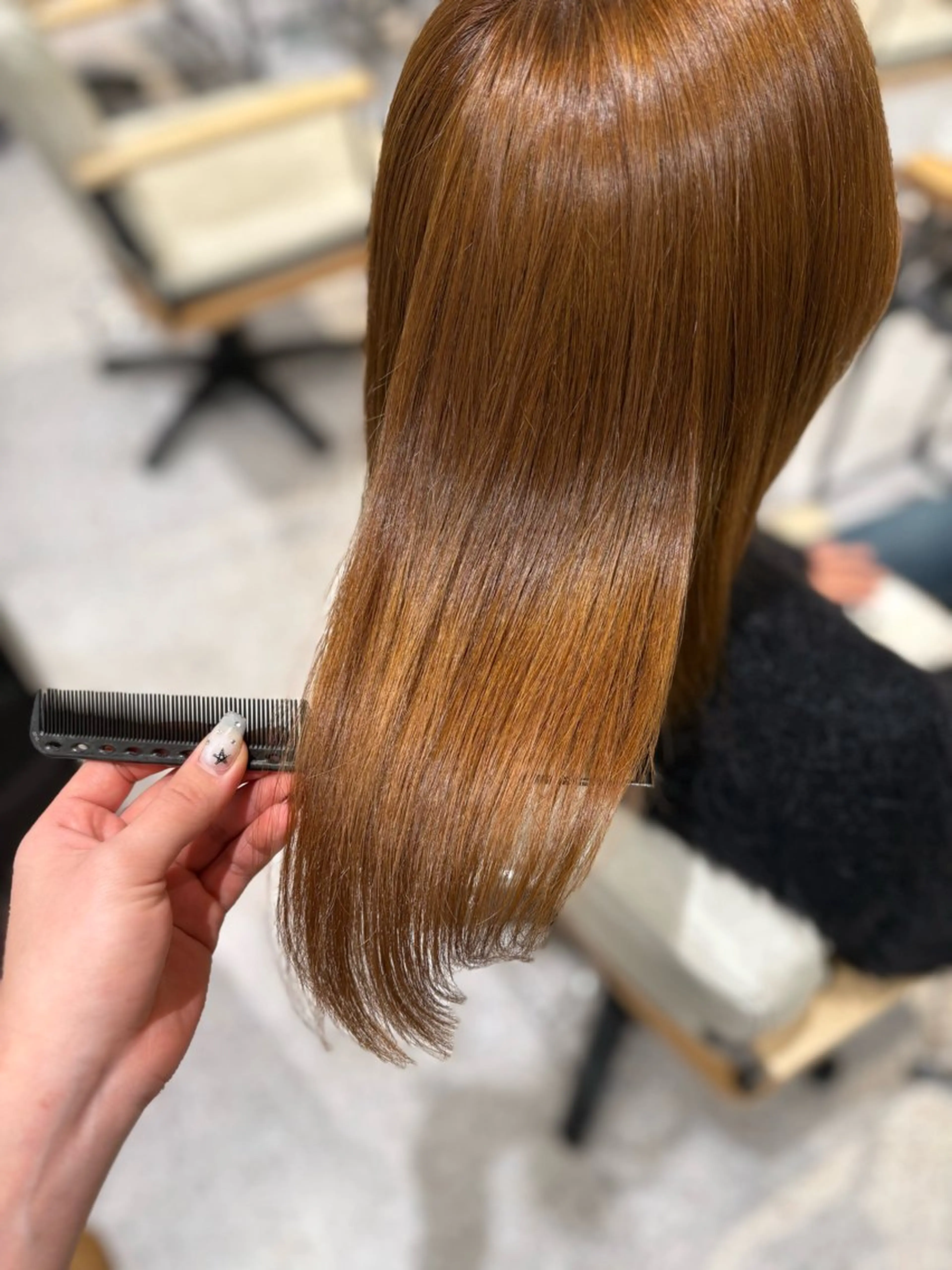 ロング カラー ブリーチ ダブルカラー ブリーチなしカラー ヘアカラー ブリーチ/マツエク 𝓡𝓲𝓷🫧のマツエク・マツパデザイン