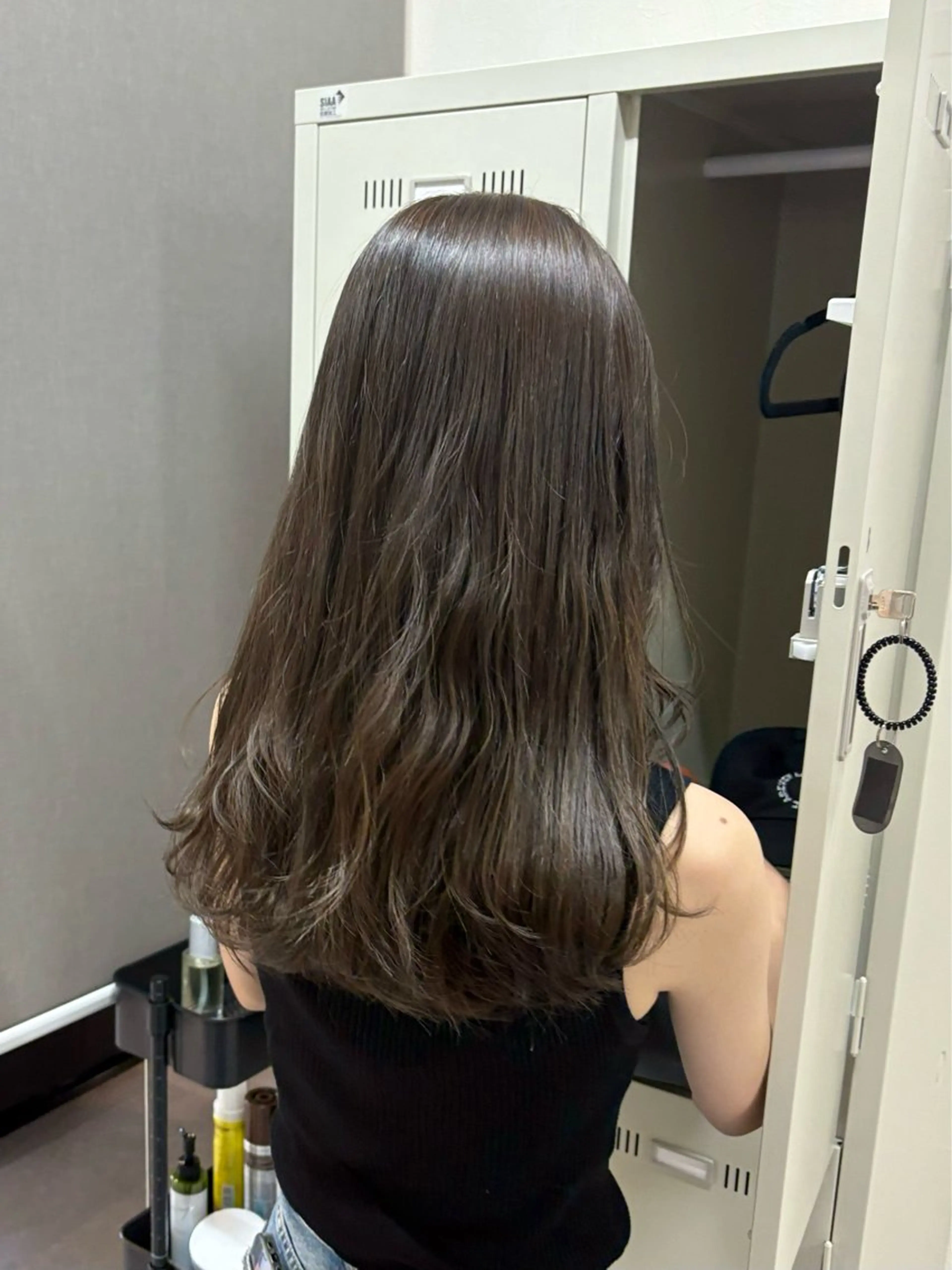 セミロング カラー ブリーチ カット ヘアカラー トリートメント ハル🌸柔色/ ブリーチなし/艶髪のヘアスタイル