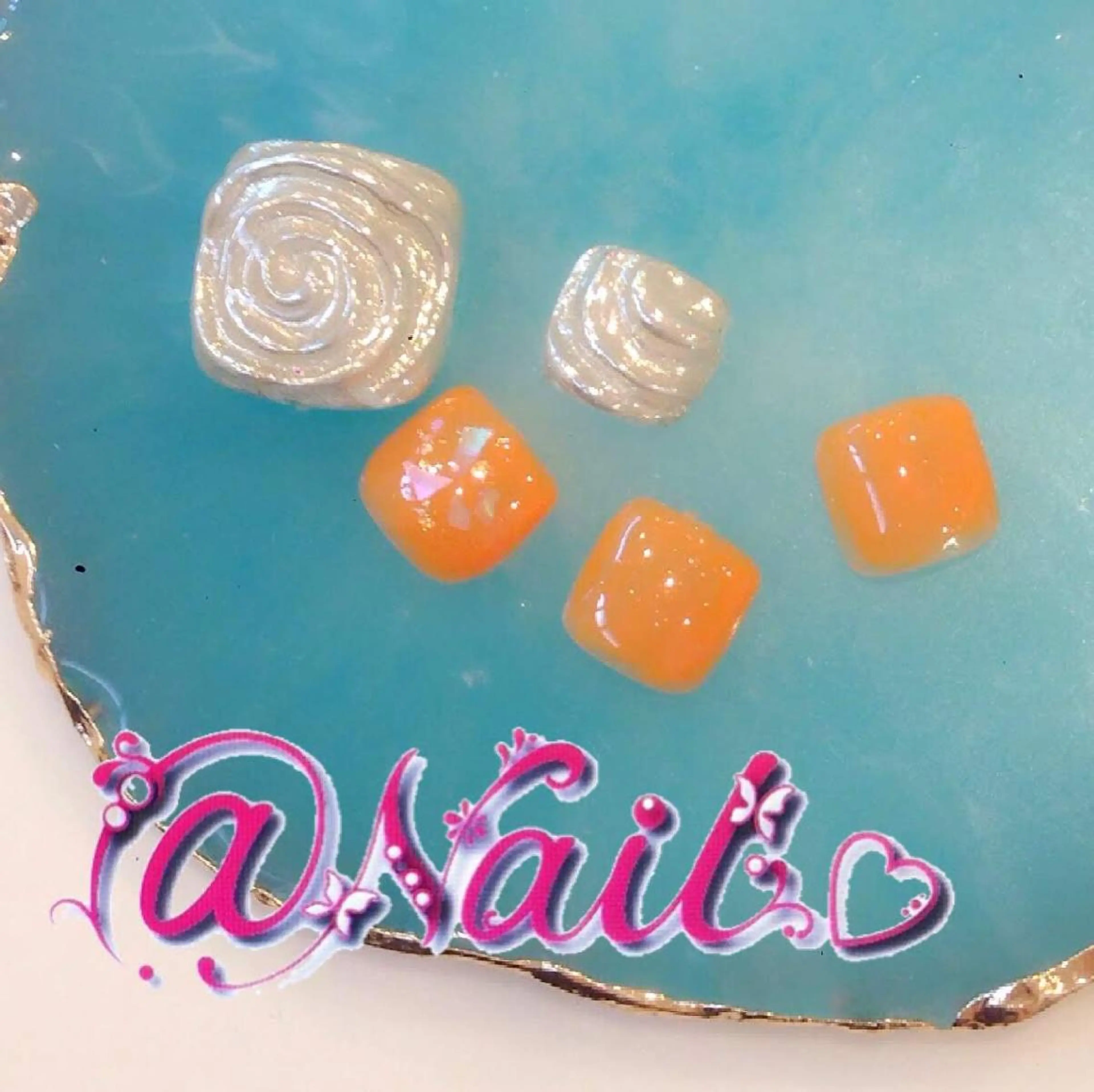 ネイル ネイルチップ 小尾 栞のネイルデザイン