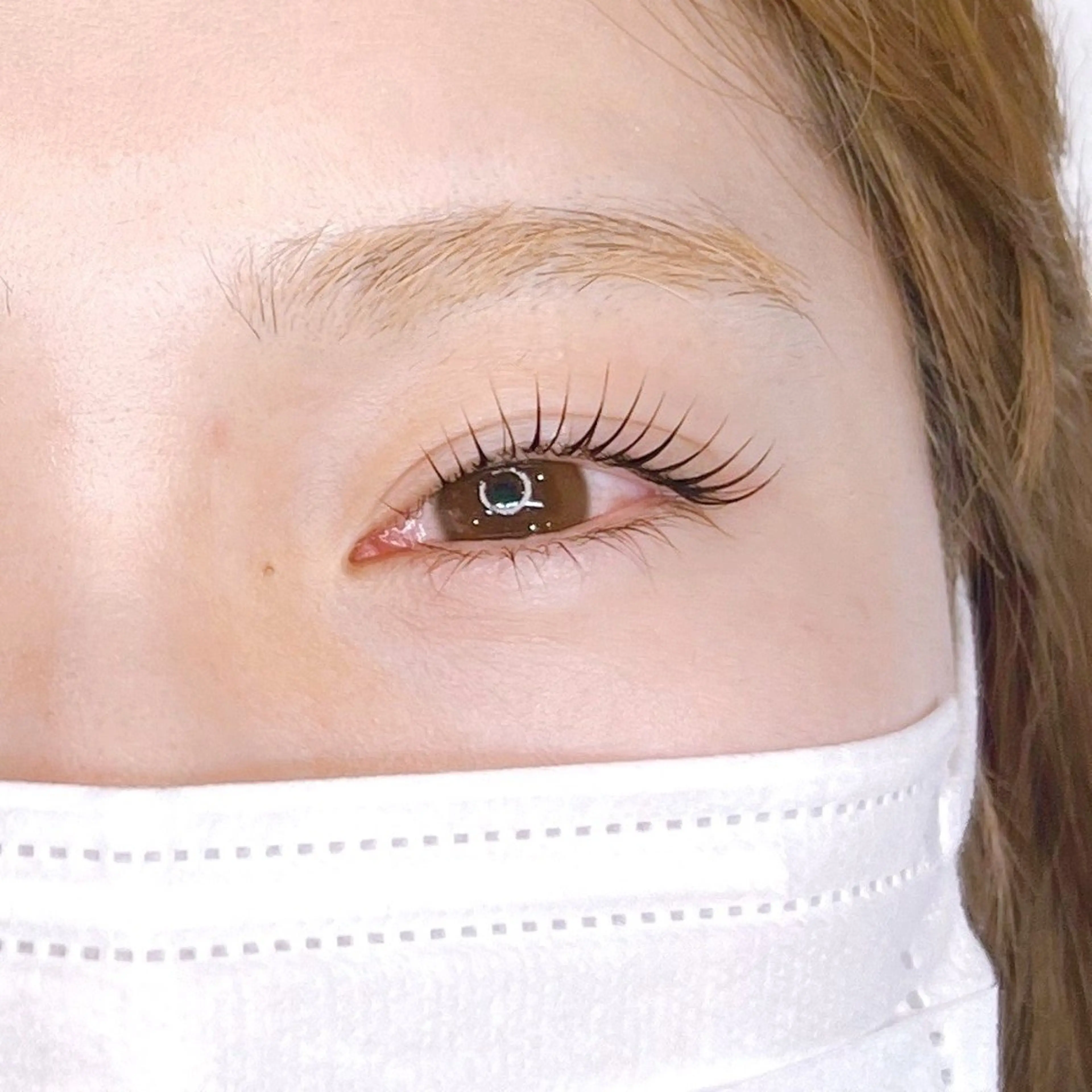 マツエク・マツパ フラットラッシュ 一重×まつ毛パーマ ボリュームラッシュ Feather MAIのマツエク・マツパデザイン