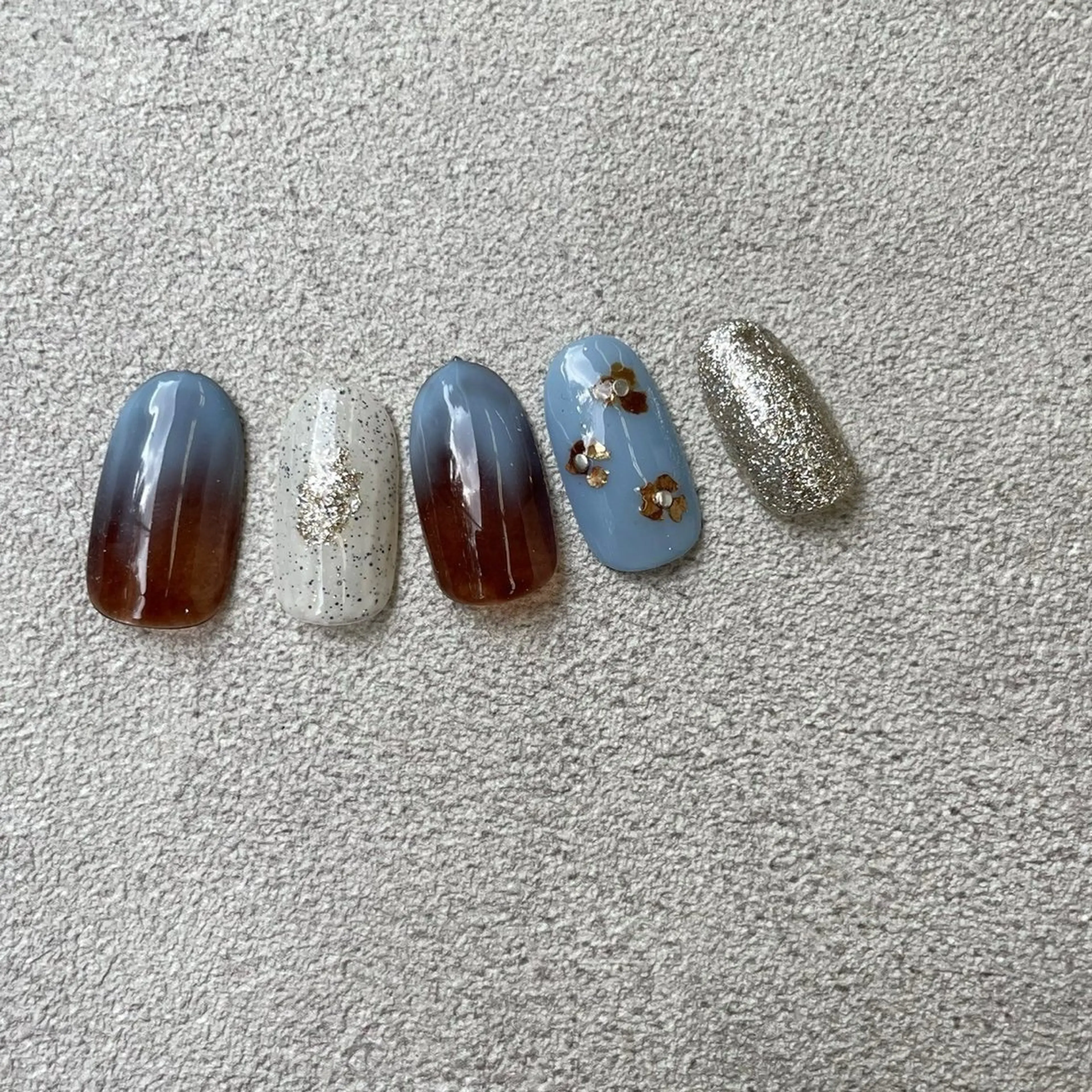 ネイル ⭐︎休業中の練習⭐︎ JNA認定講師髙橋のネイルデザイン