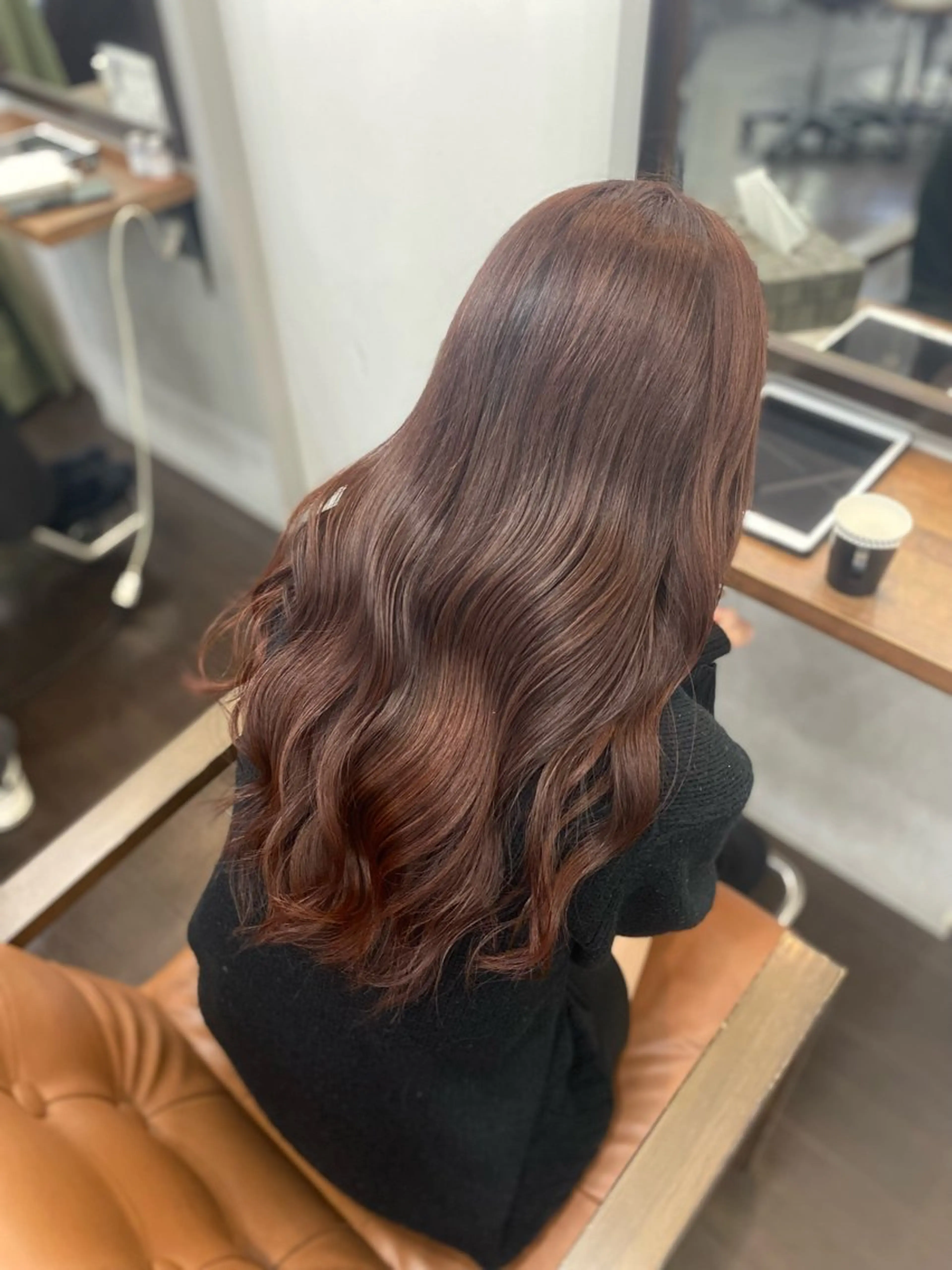 ロング カラー ヘアアレンジ 🍒ᩚ名駅/艶髪 縮毛矯正/あゆ🍒ᩚのヘアスタイル