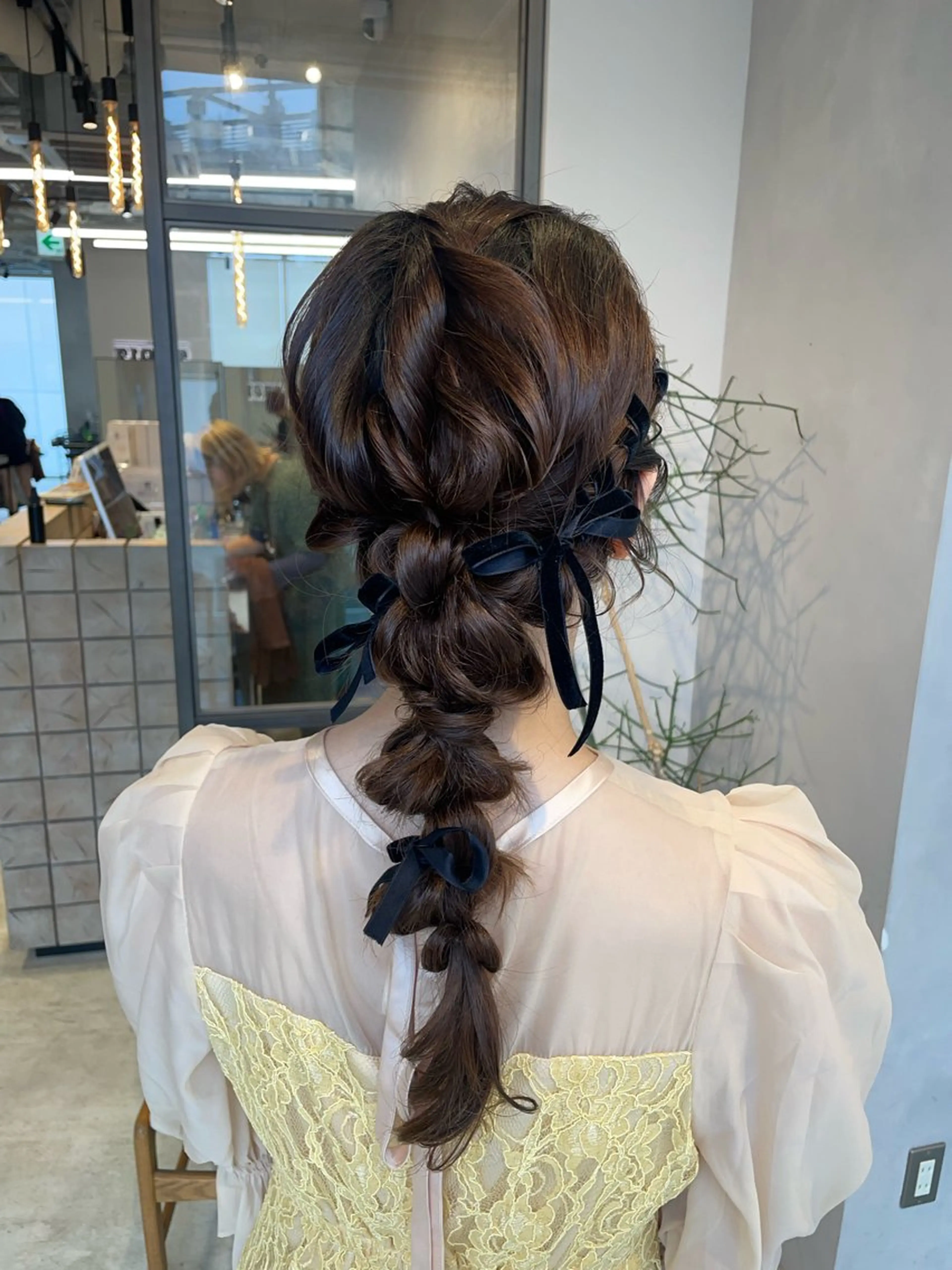 ヘアアレンジ 透明感カラー✨艶髪 制作🌱山根あゆみのヘアスタイル