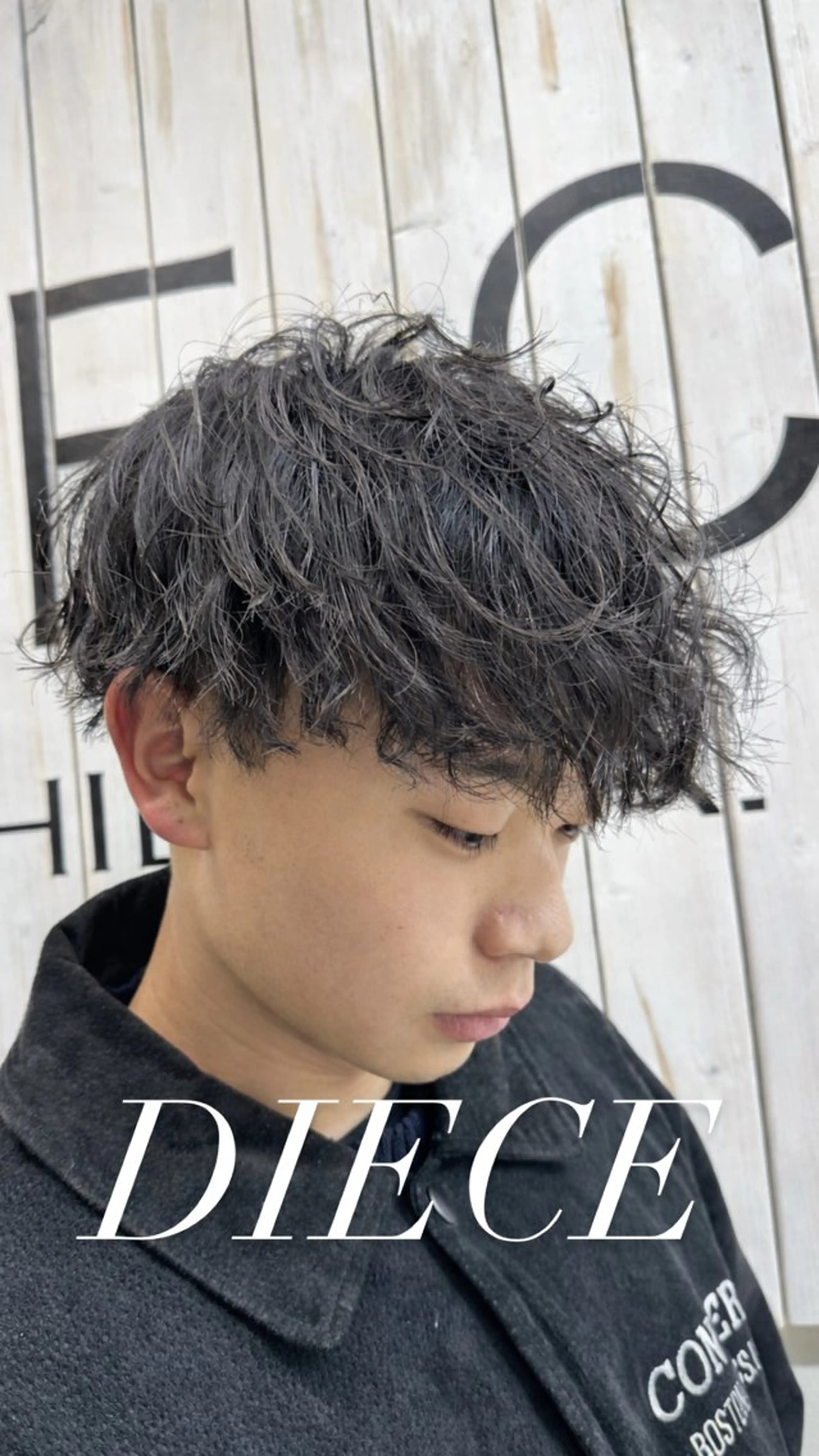 カラー パーマ メンズ メンズパーマ スパイラルパーマ メンズ特化 ⚡️ナツキ⚡️のヘアスタイル