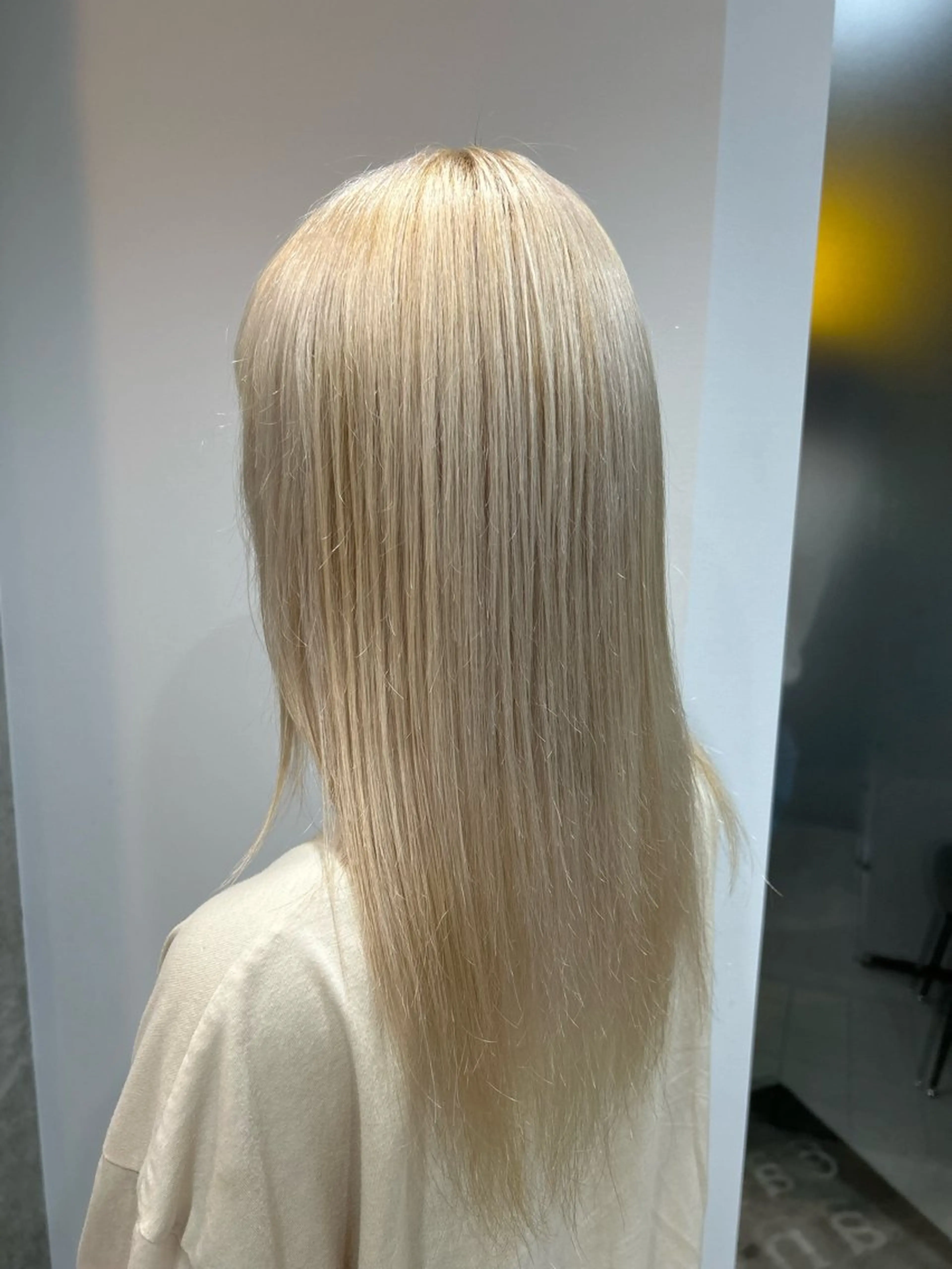 ロング カラー ブリーチ ブロンド ダブルカラー ハイトーンカラー ホワイトブロンド 🌊インナーカラー 🐬櫻井海星のヘアスタイル