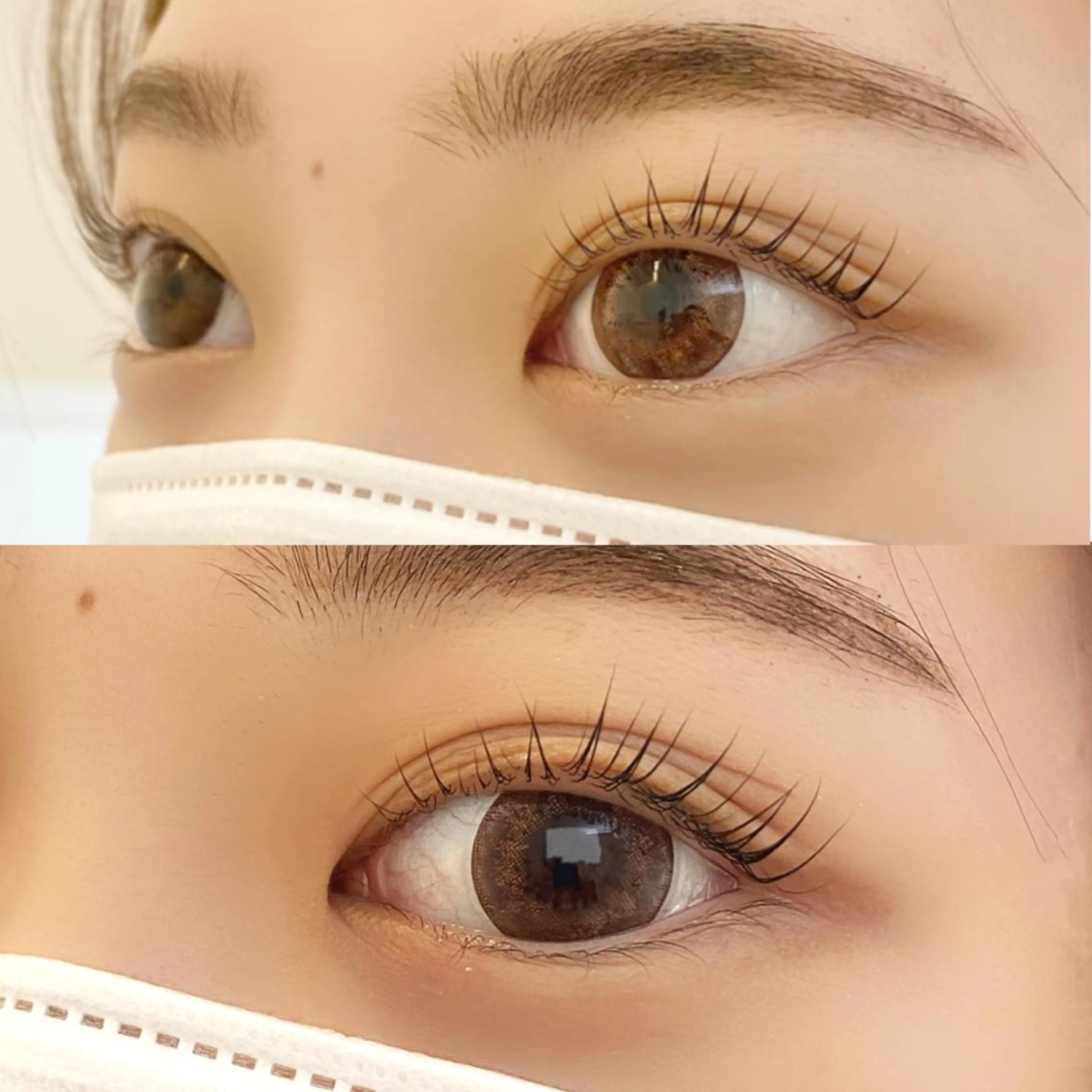 マツエク・マツパ アイブロウ パリジェンヌラッシュリフト 一重×まつ毛パーマ eyelash salon neo+のマツエク・マツパデザイン