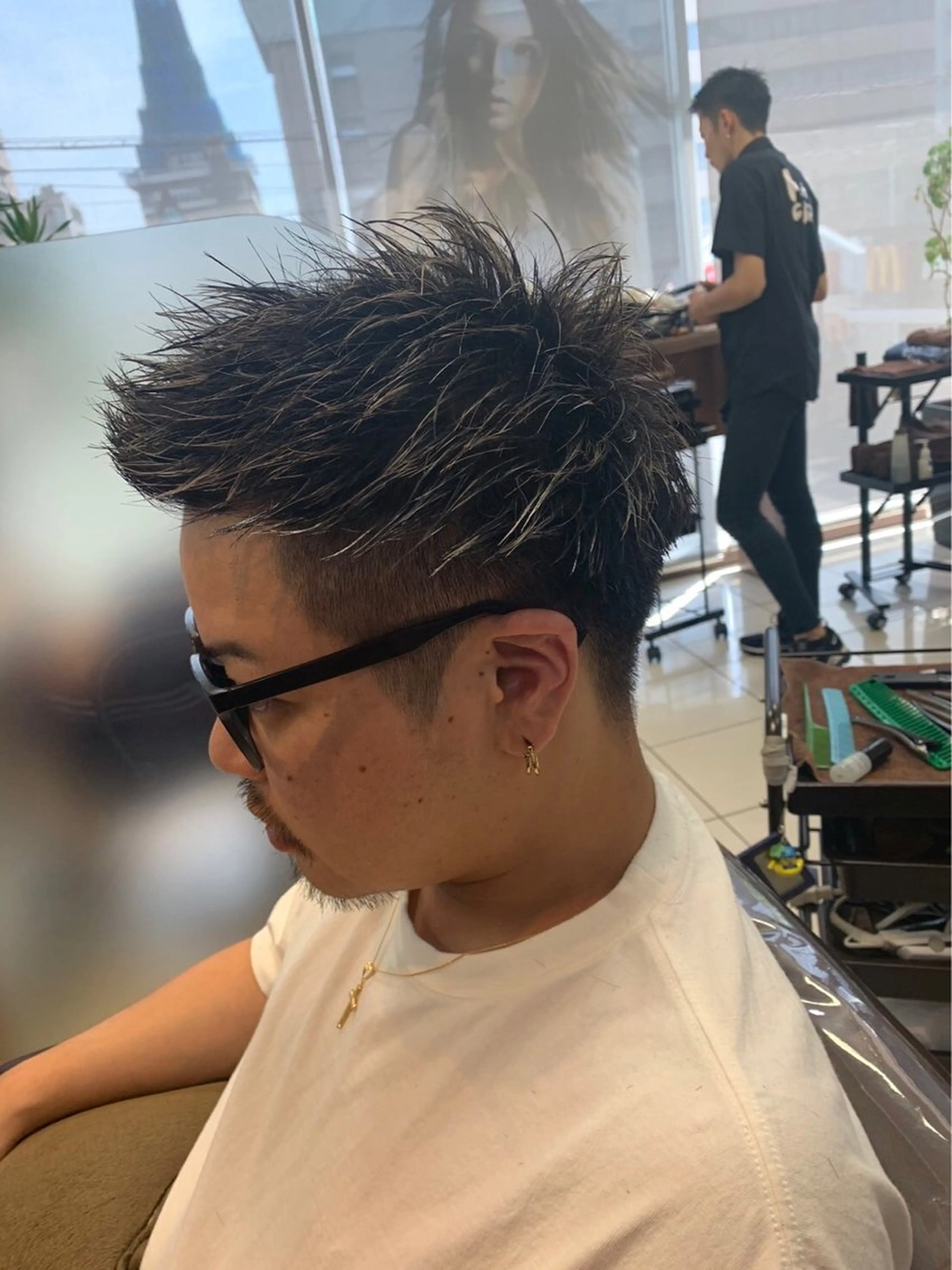 ショート メンズ 本島 大生のヘアスタイル