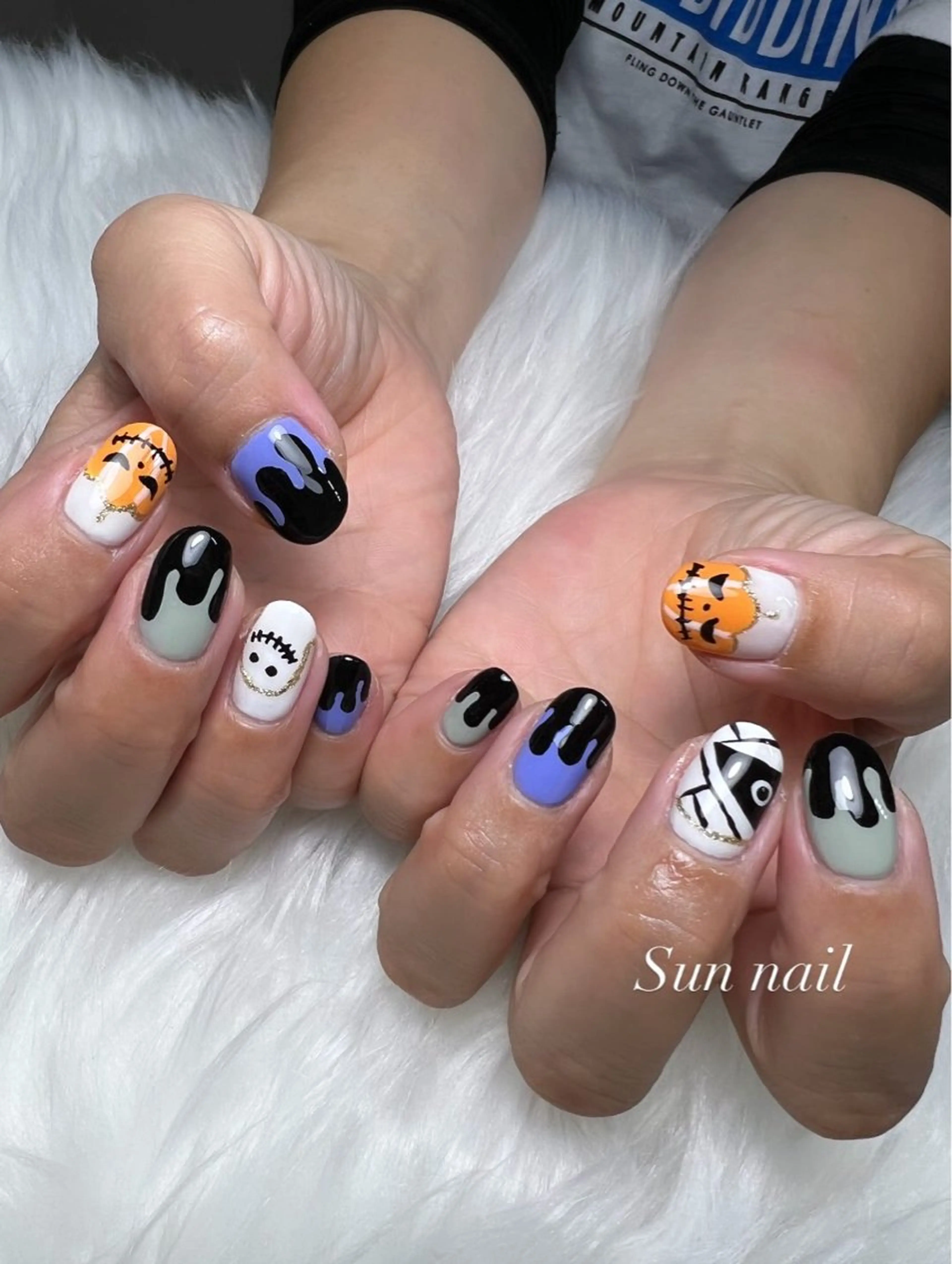 ネイル ハンドネイル フットネイル Sun nail ...ayaのネイルデザイン