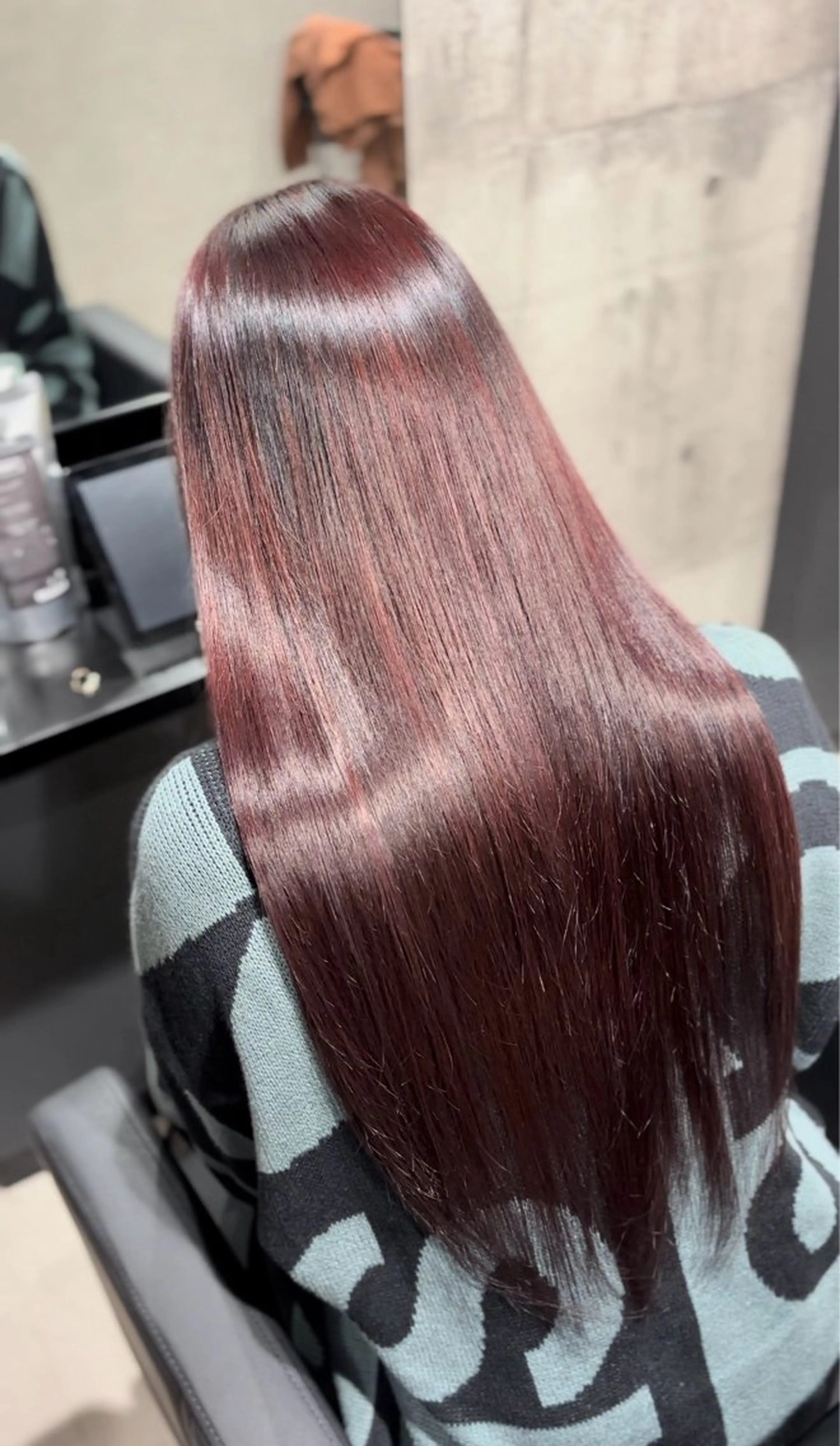 【世界一痛ませないヘアカラー💎】‬＋超高濃度水素ケアカラー＋水素髪質改善トリートメント✨️＋カット✄﻿の写真