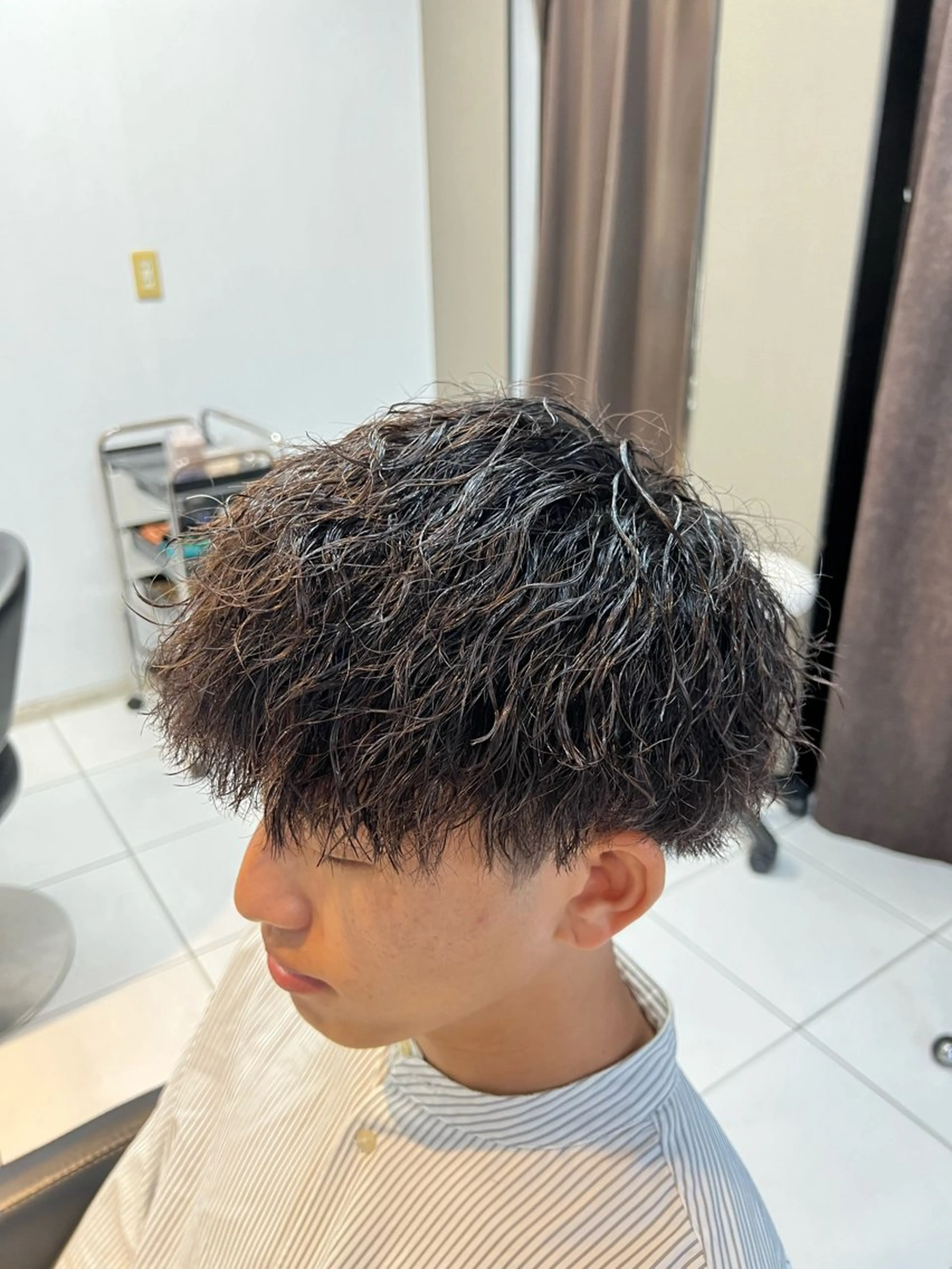 パーマ メンズ カット パーマ パーマ特化美容師 茂木広幸のヘアスタイル