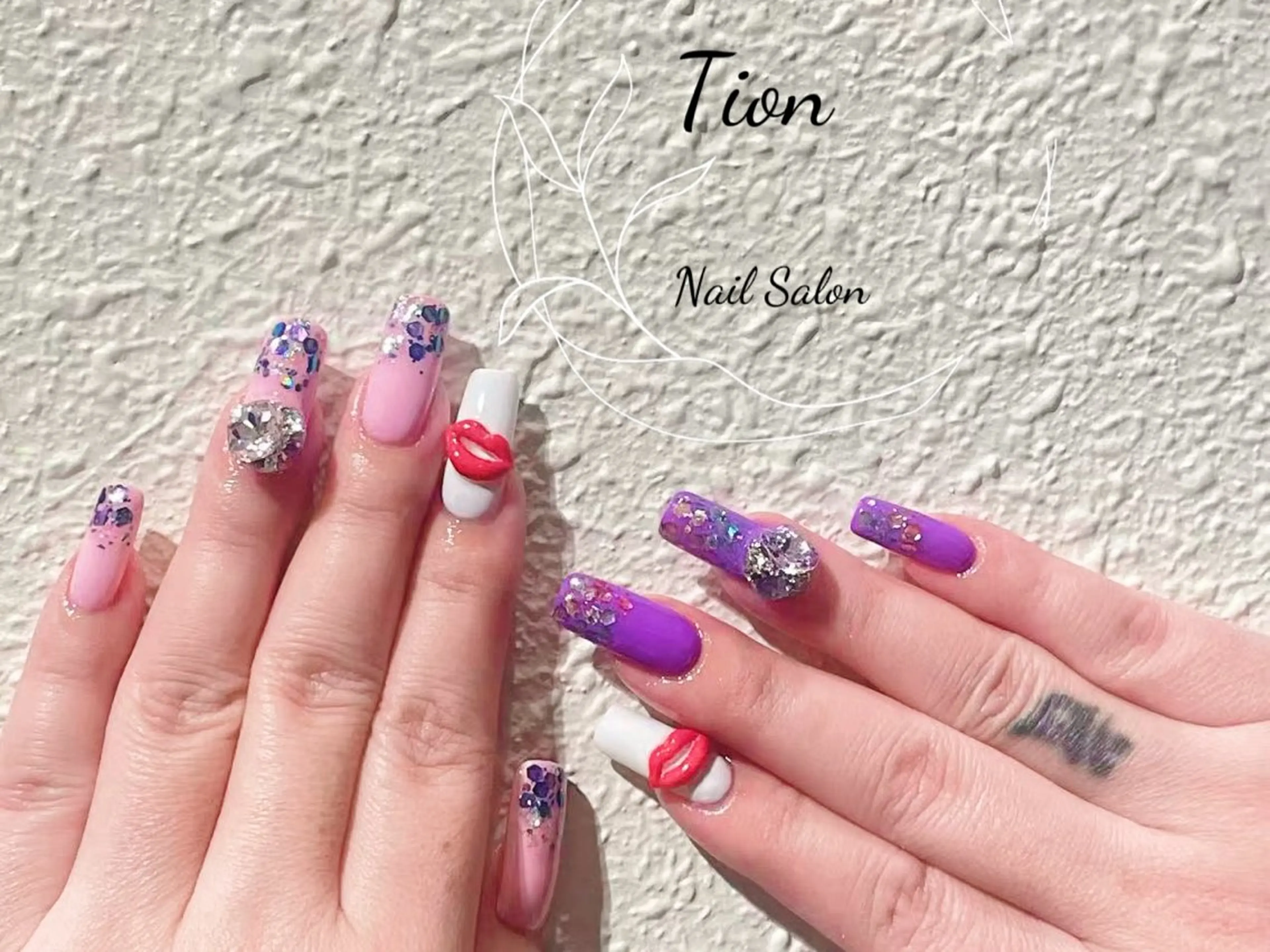 ネイル チークネイル 長さ出し フットネイル フレンチネイル ジェルネイル Nailsalon Tion武蔵小杉店のネイルデザイン