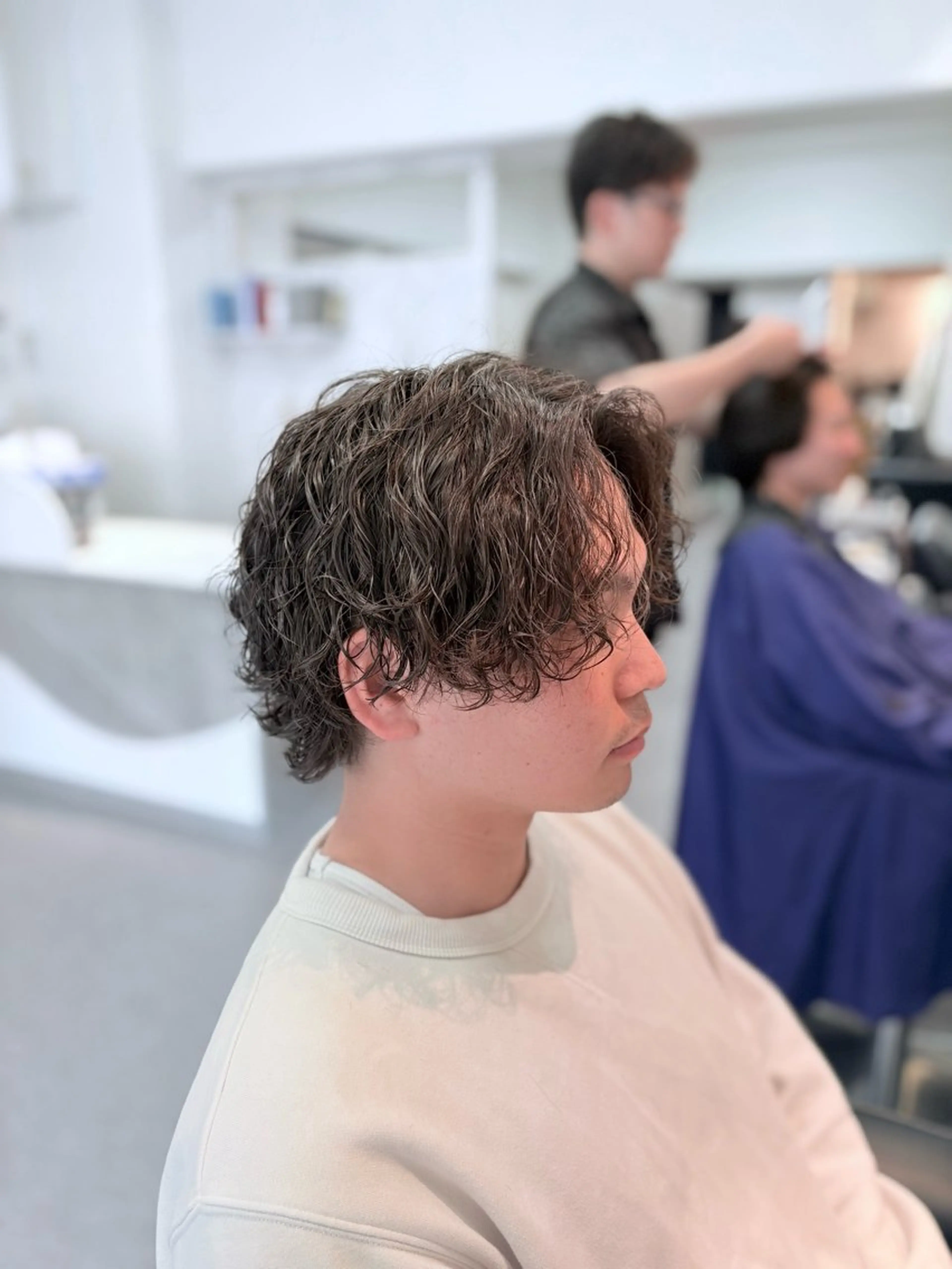 パーマ メンズ メンズサロン リョウタのヘアスタイル