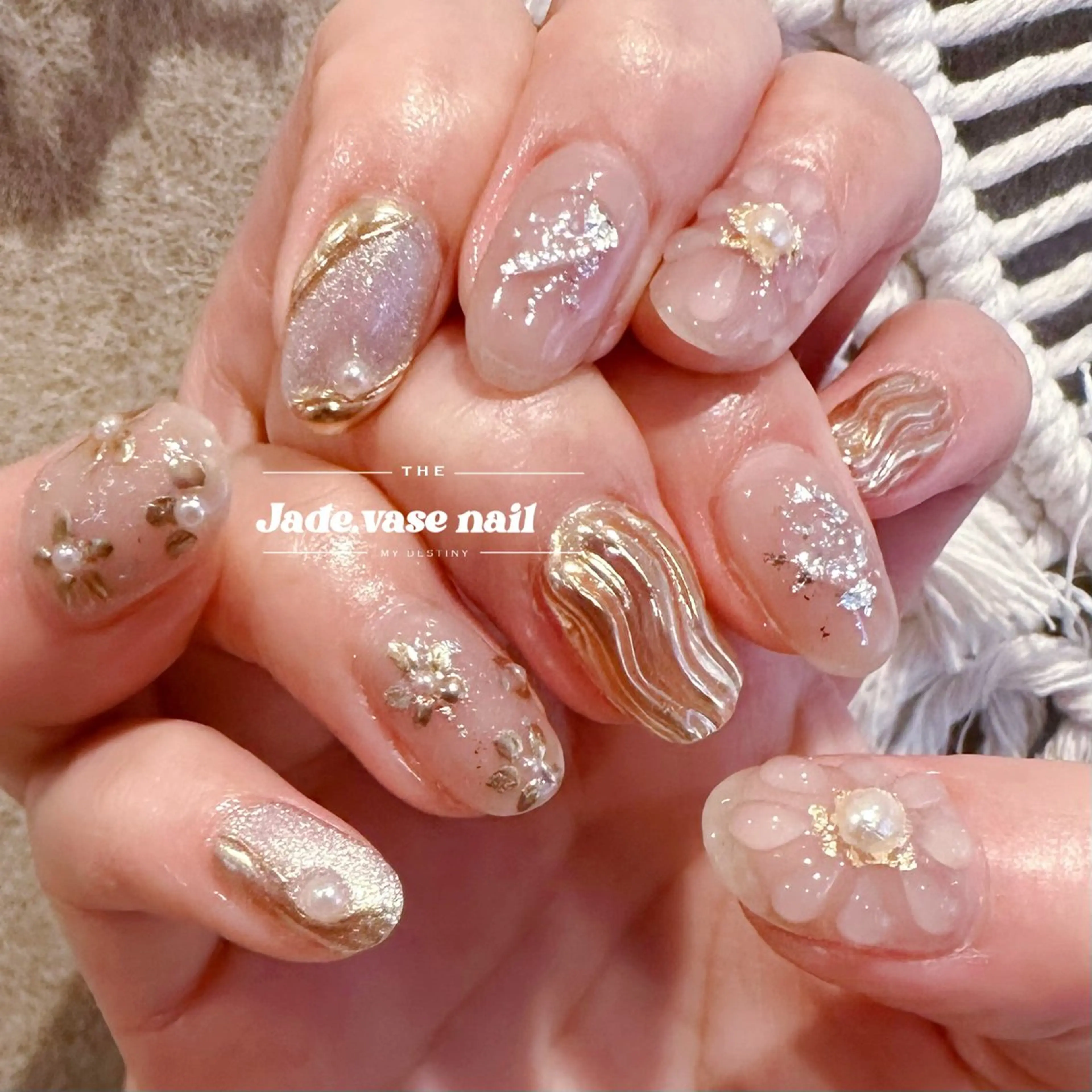 ネイル ハンドネイル ハンドケア ✰Jade.vase 银座のネイルデザイン