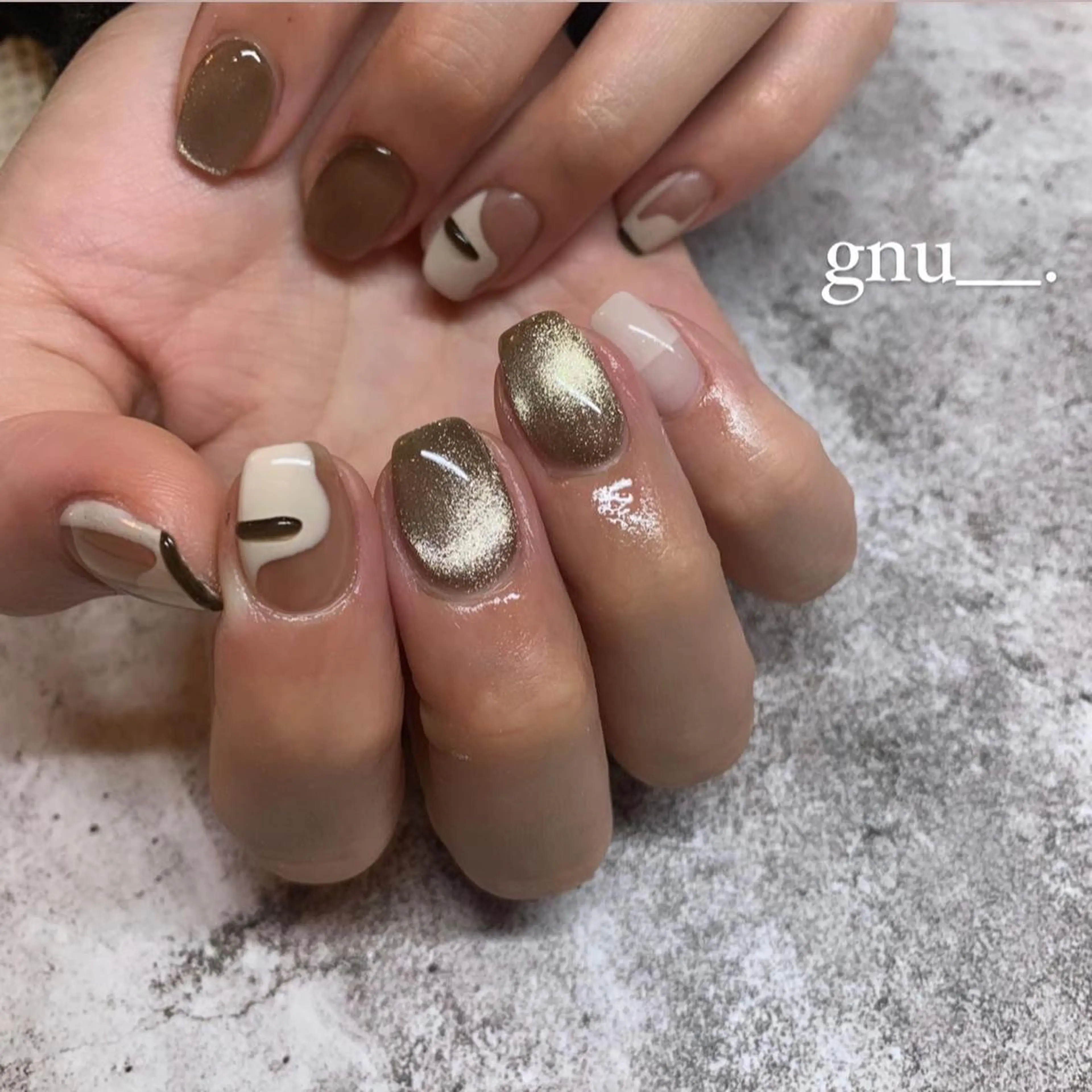 ネイル ハンドネイル gnu__. nailのネイルデザイン