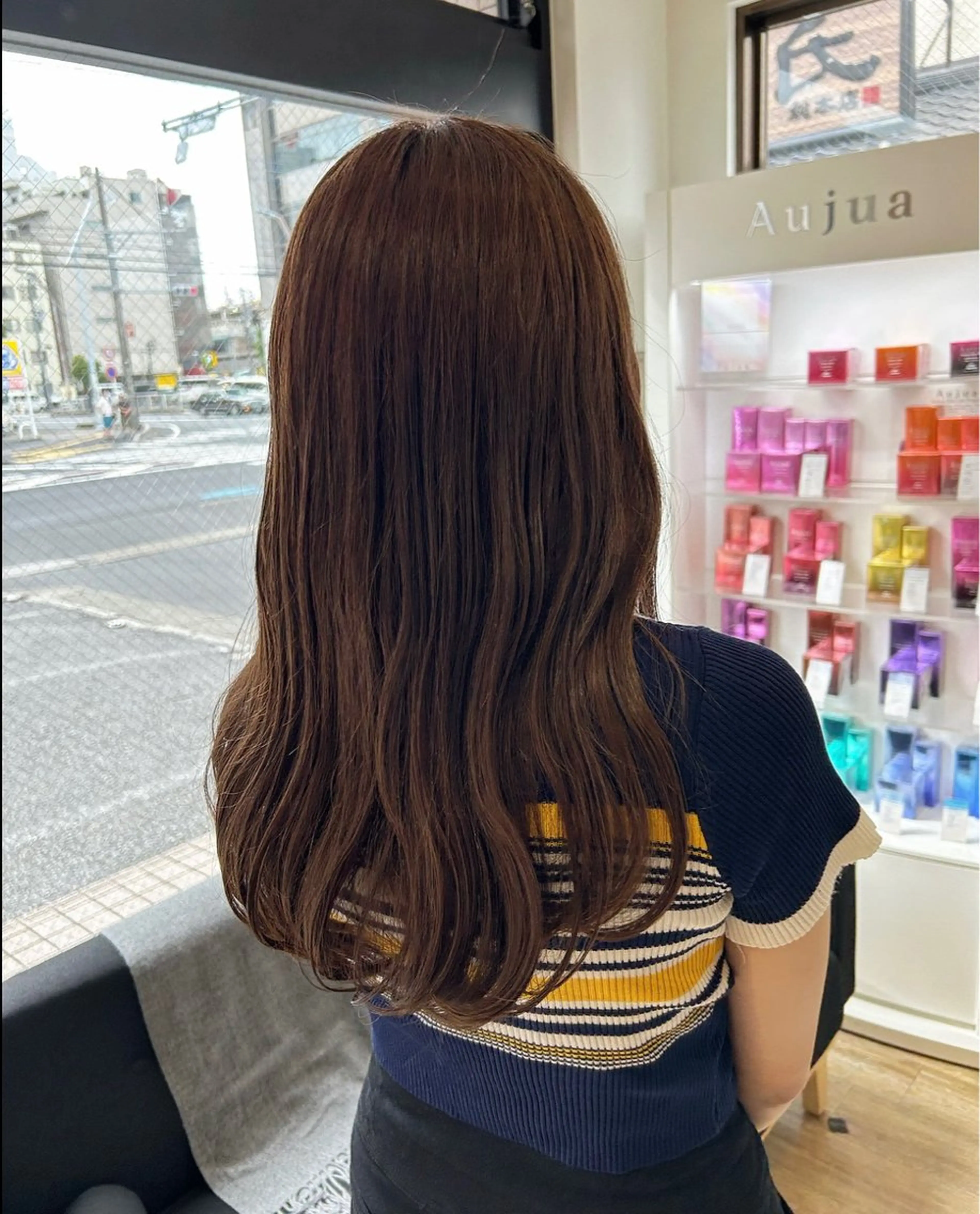 ロング カット ヘアカラー トリートメント 🫧顔周りカット 🫧樫村優香のヘアスタイル