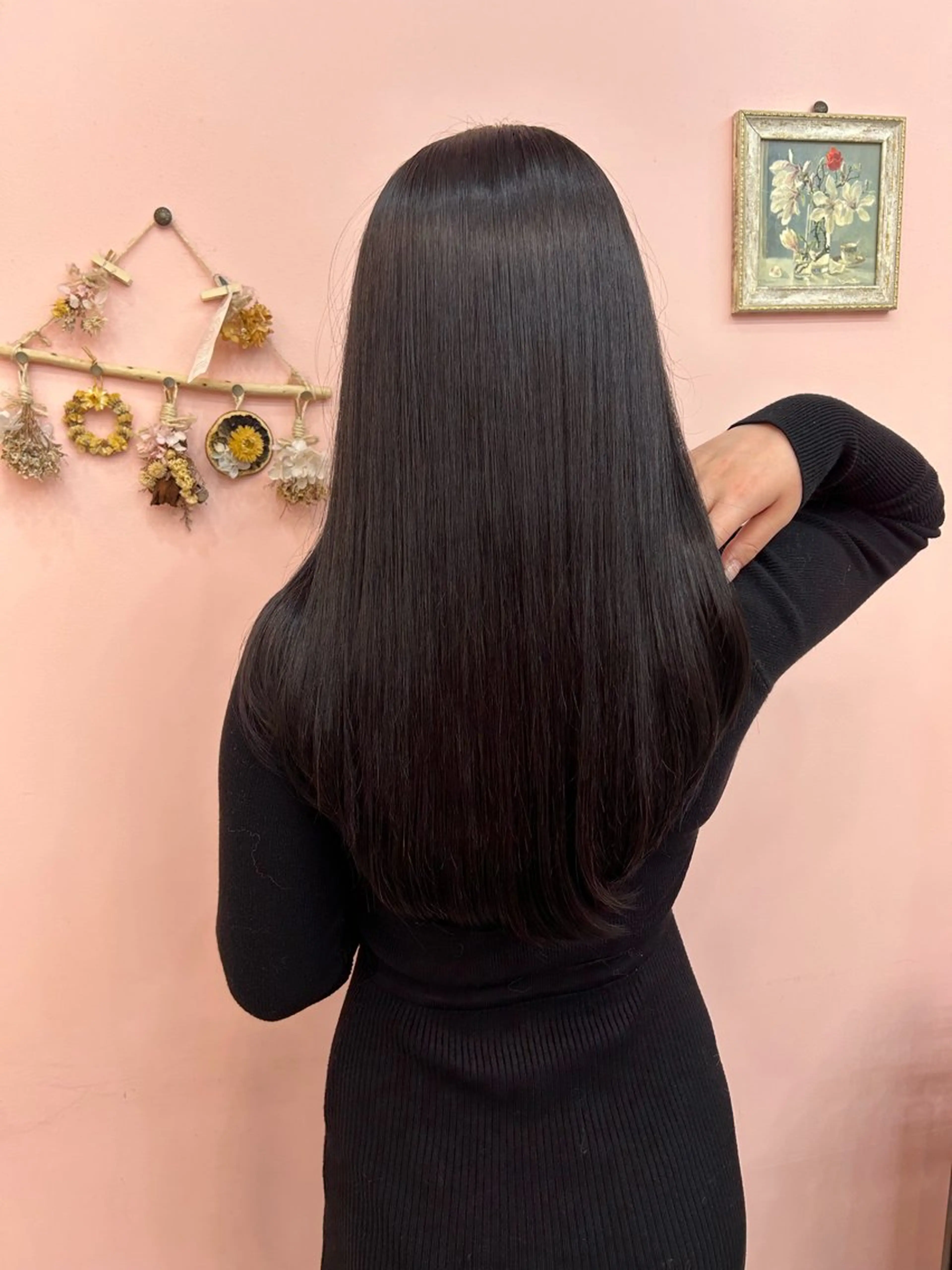 ロング カラー 髪質改善 カット ヘアカラー 縮毛矯正 トリートメント ronmuu 🎀꙳.*IZUMIのヘアスタイル
