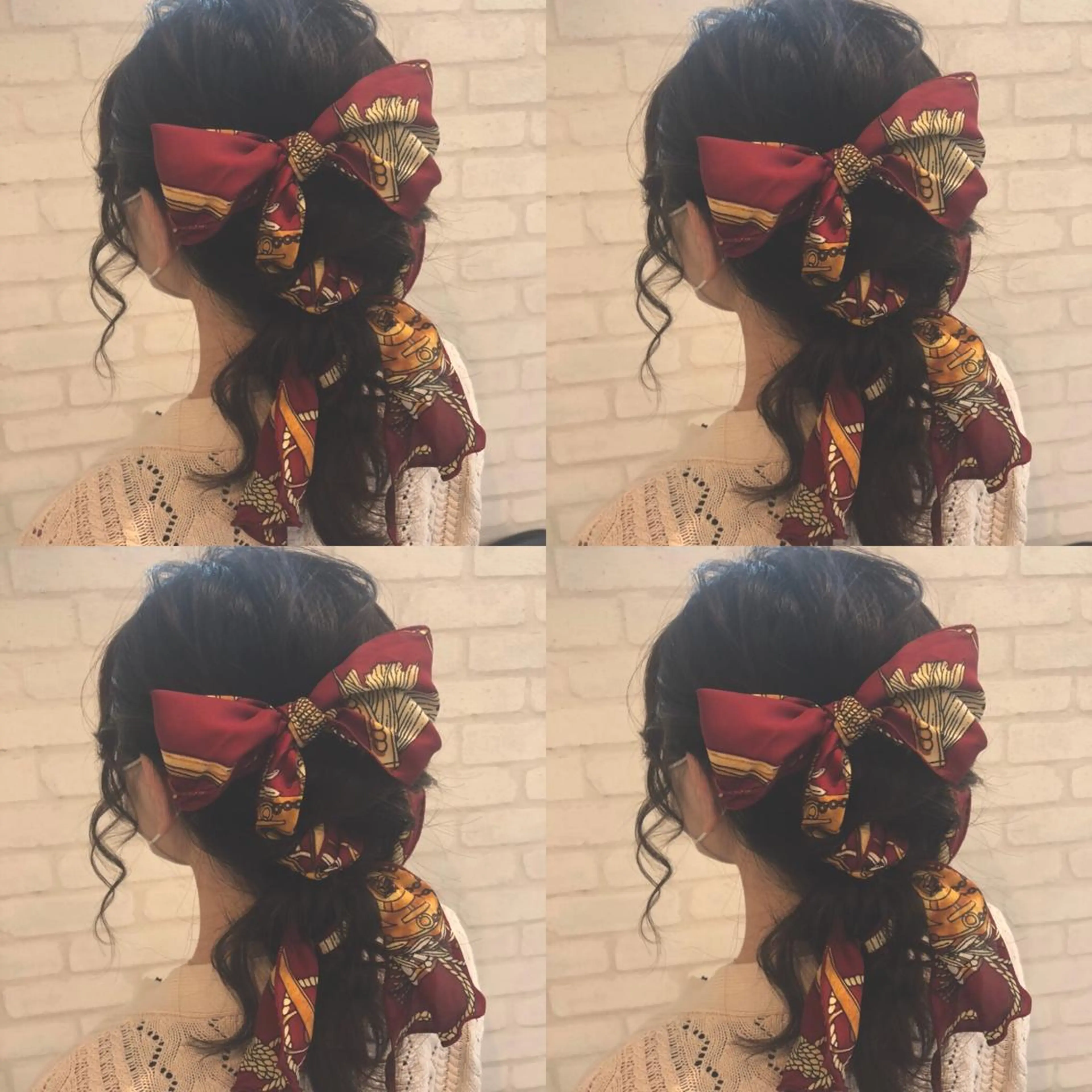 セミロング ヘアアレンジ ヘアセット 🌷MAYU 🌷のヘアスタイル