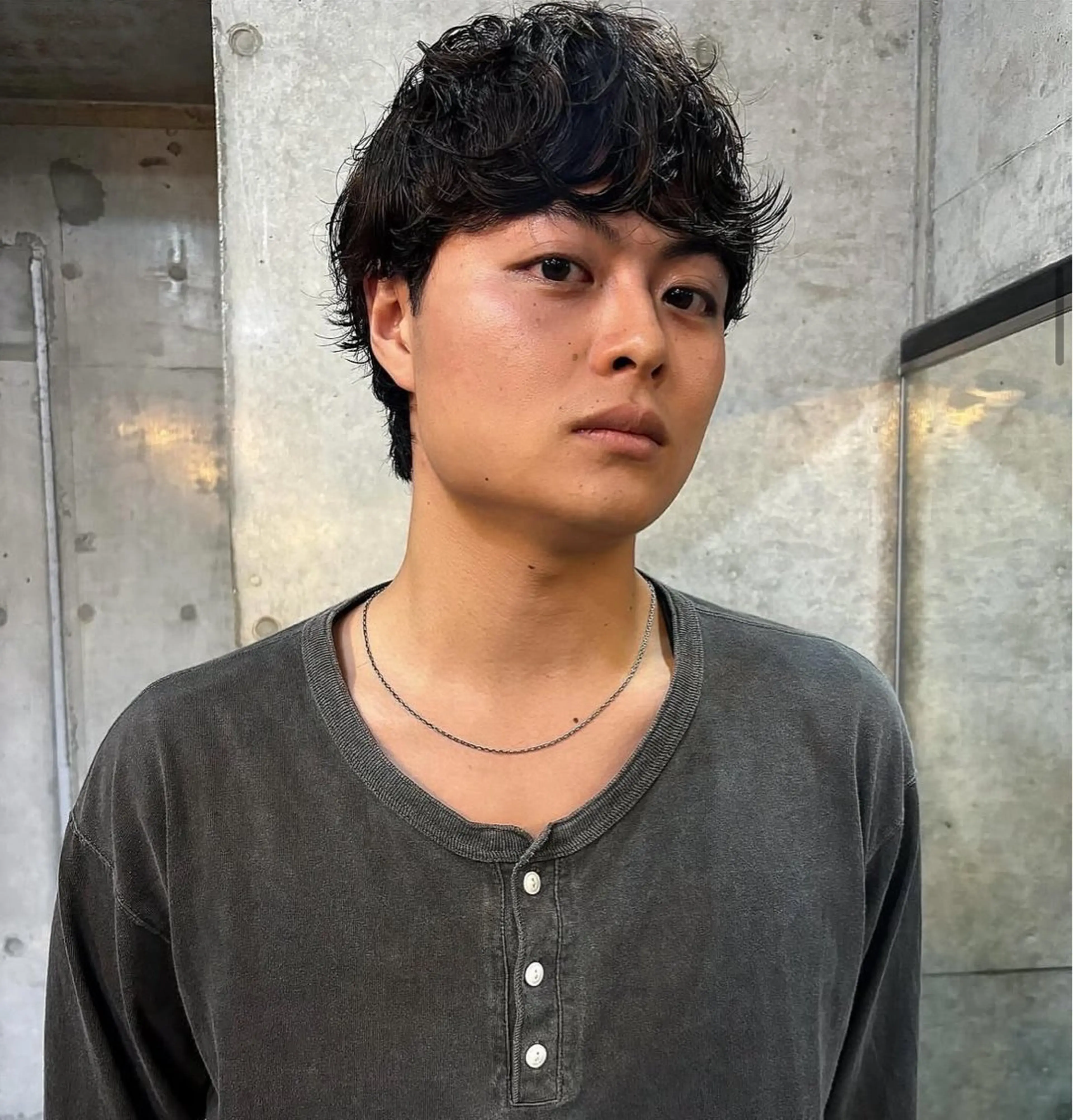 ショート カラー パーマ ヘアアレンジ メンズ キッズ カット パーマ デザインパーマ メンズカット 郁美のヘアスタイル