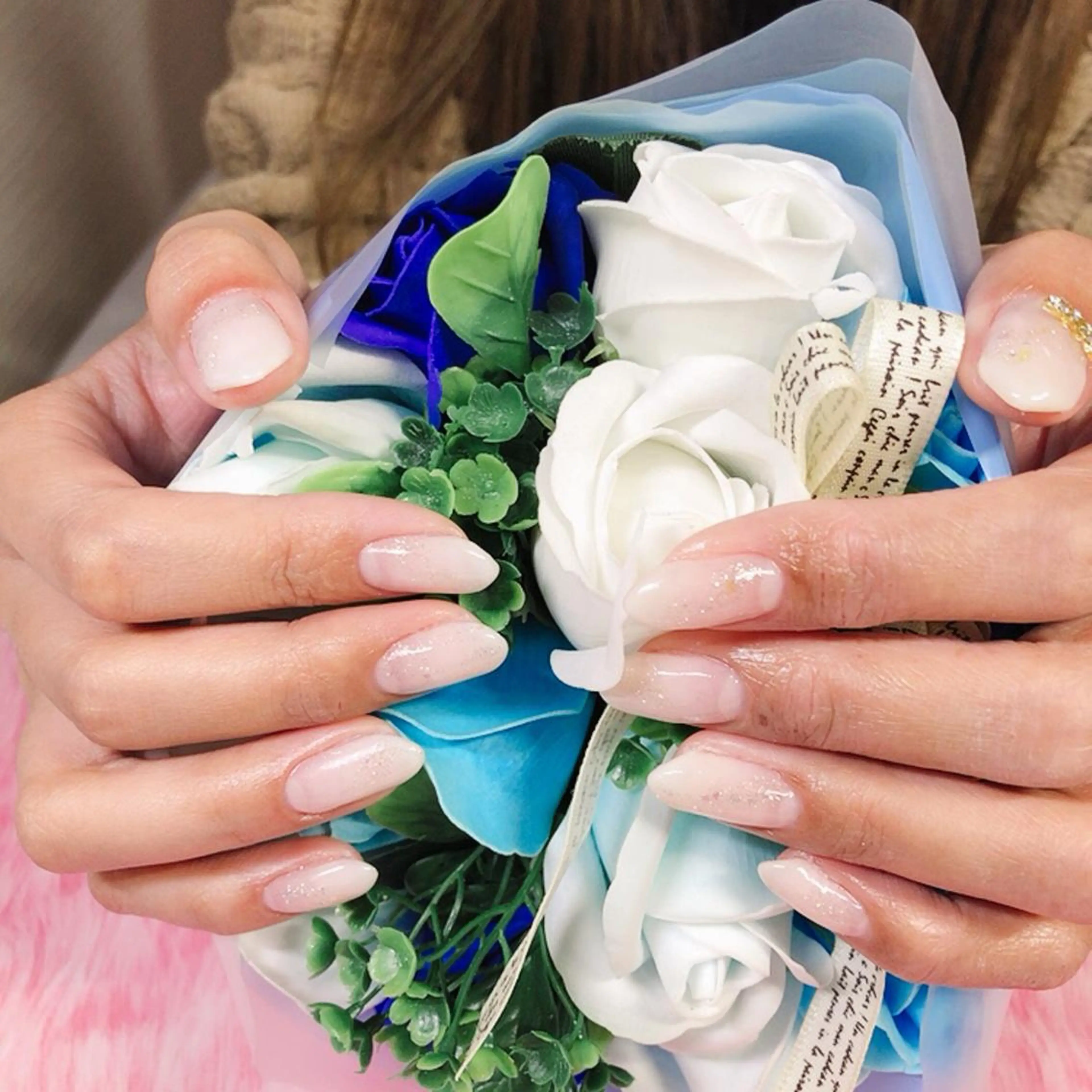 ネイル グラデーション 奥園 良恵のネイルデザイン