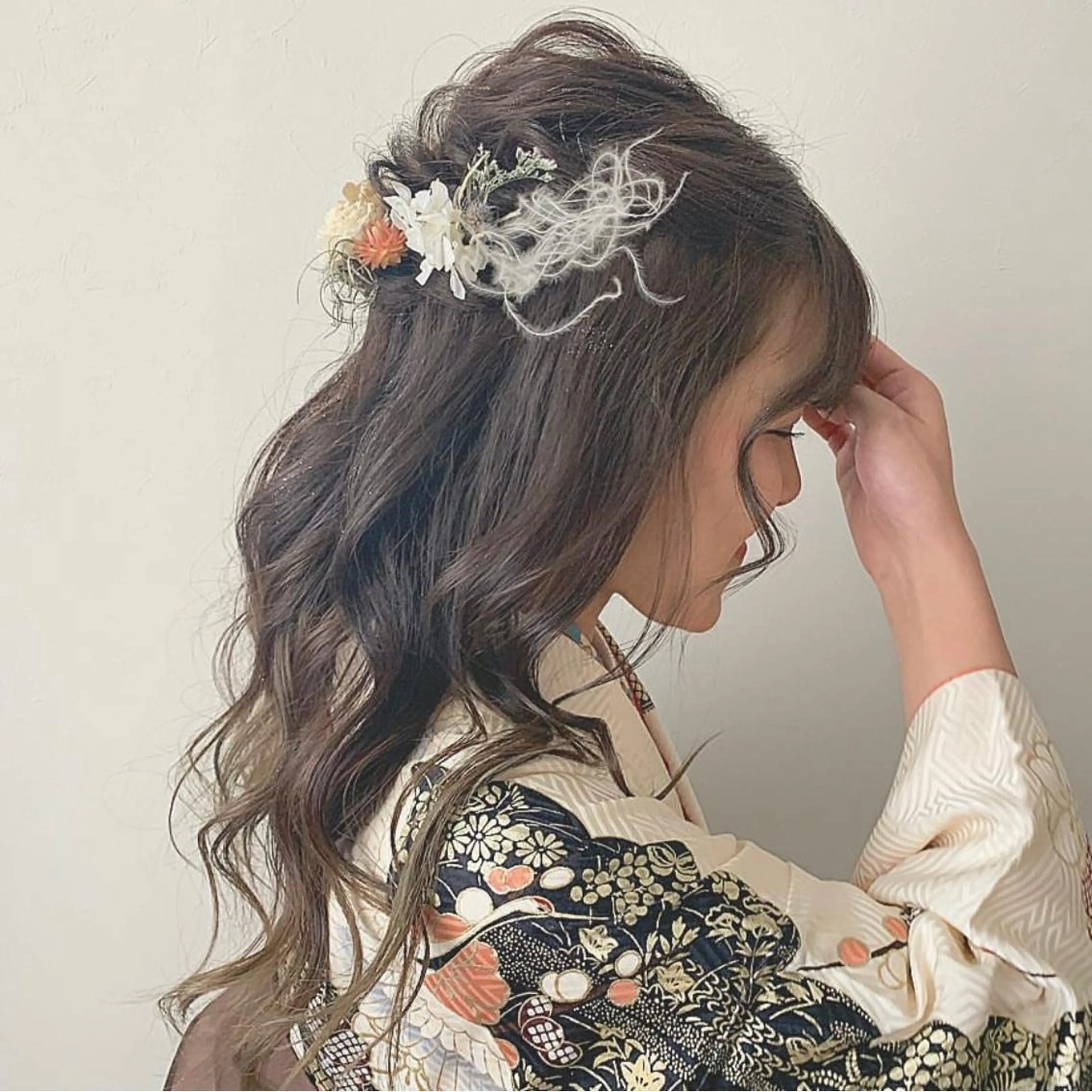 ヘアアレンジ 卒業式のヘアスタイル 着付け 韓国ヘア🦋 MIYUのヘアスタイル