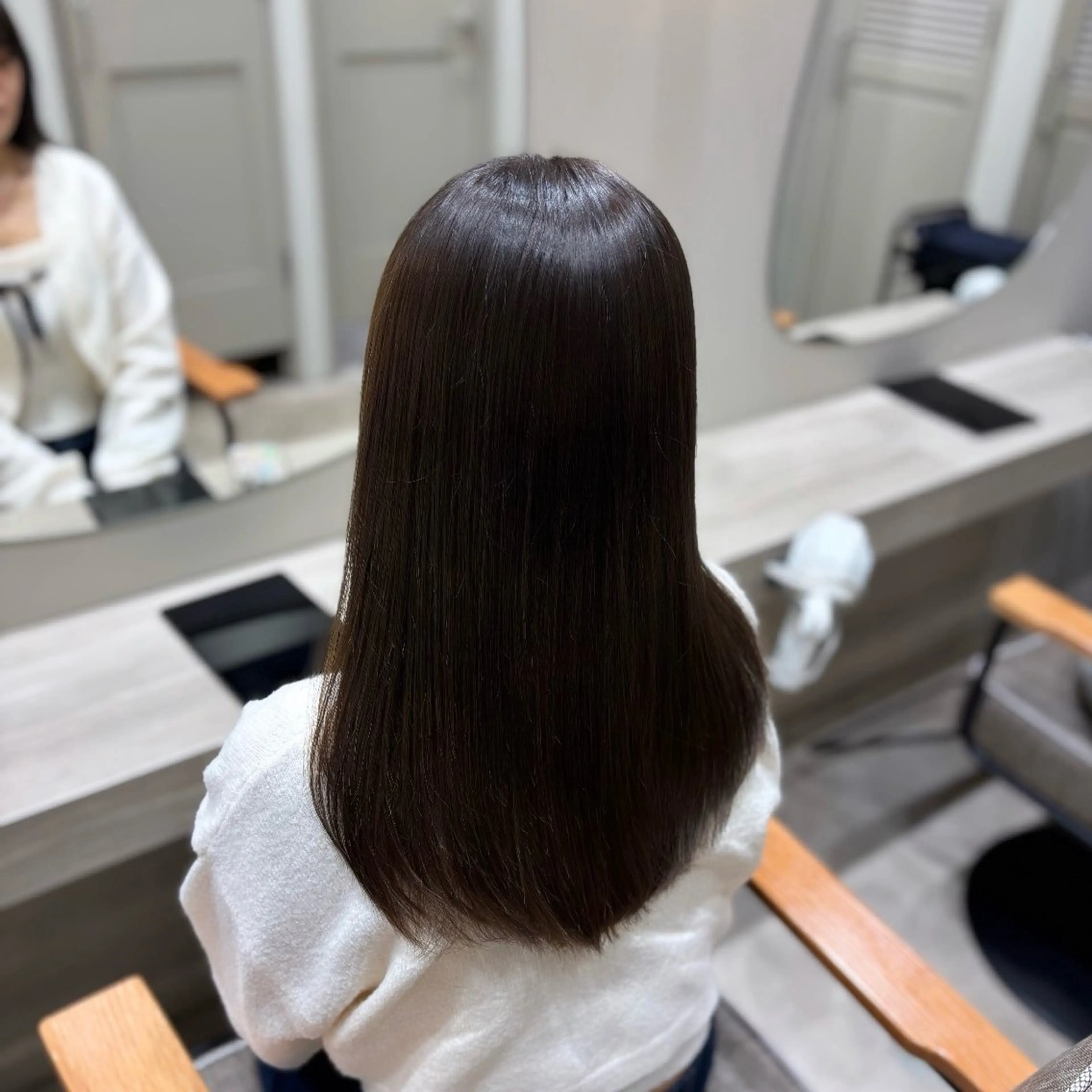 ミディアム カラー ヘアアレンジ グレージュ 🦋透明感艶カラー 🫧/Yuu🦋のヘアスタイル