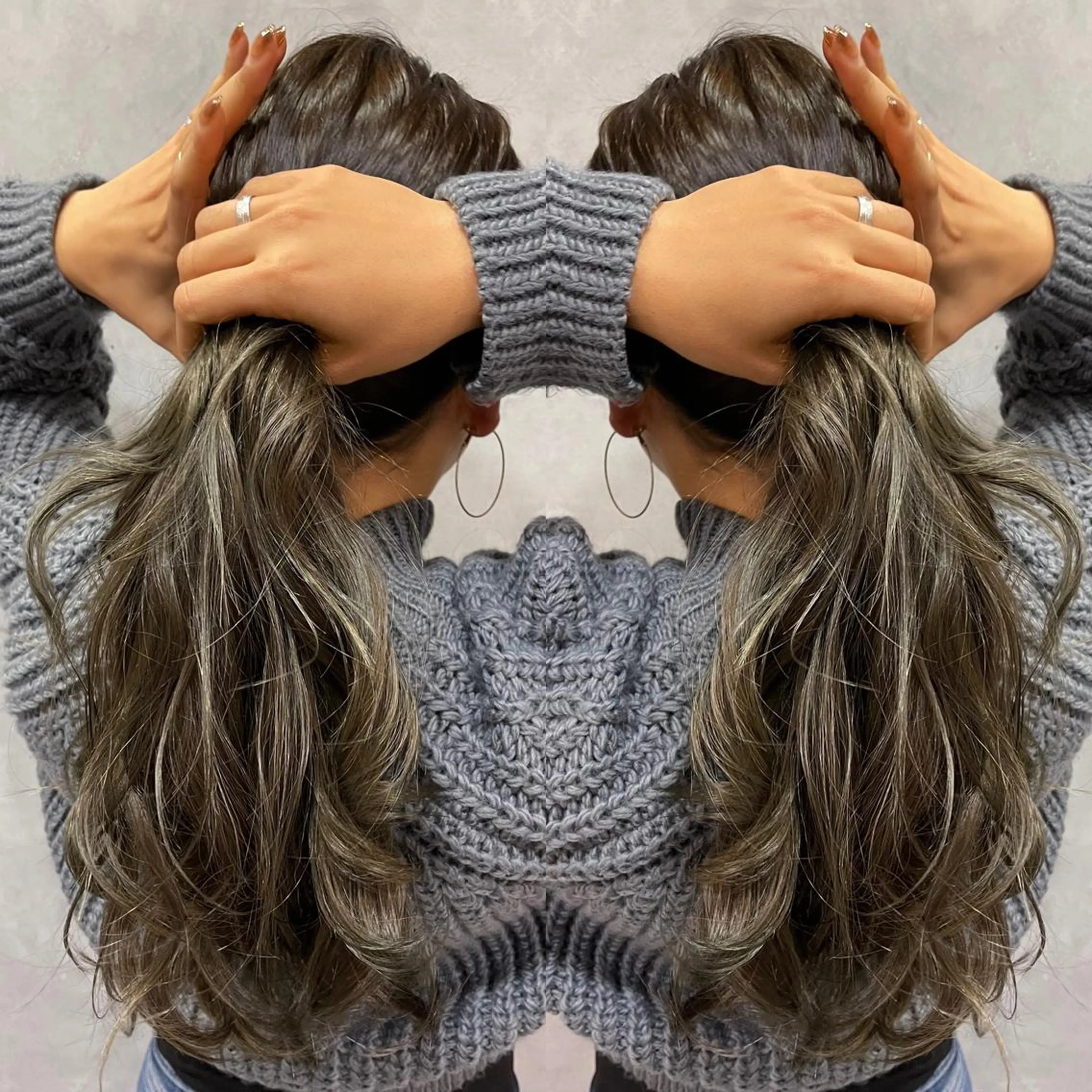 【ミニモ限定】フルハイライトカラー+カラー+トリートメントの写真