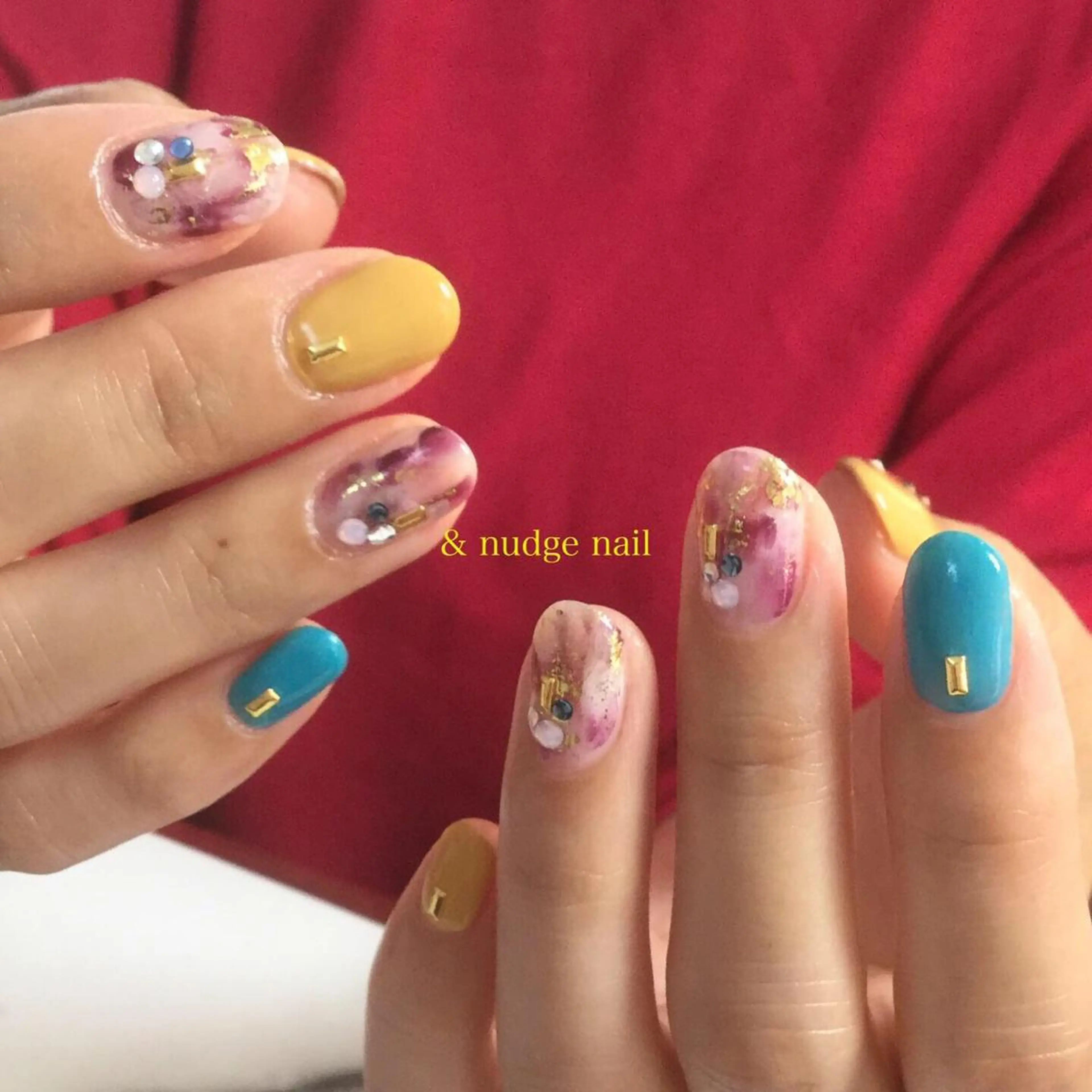 ネイル ハンドネイル & nudge nail所属・&nudgenail 本多のネイルデザイン