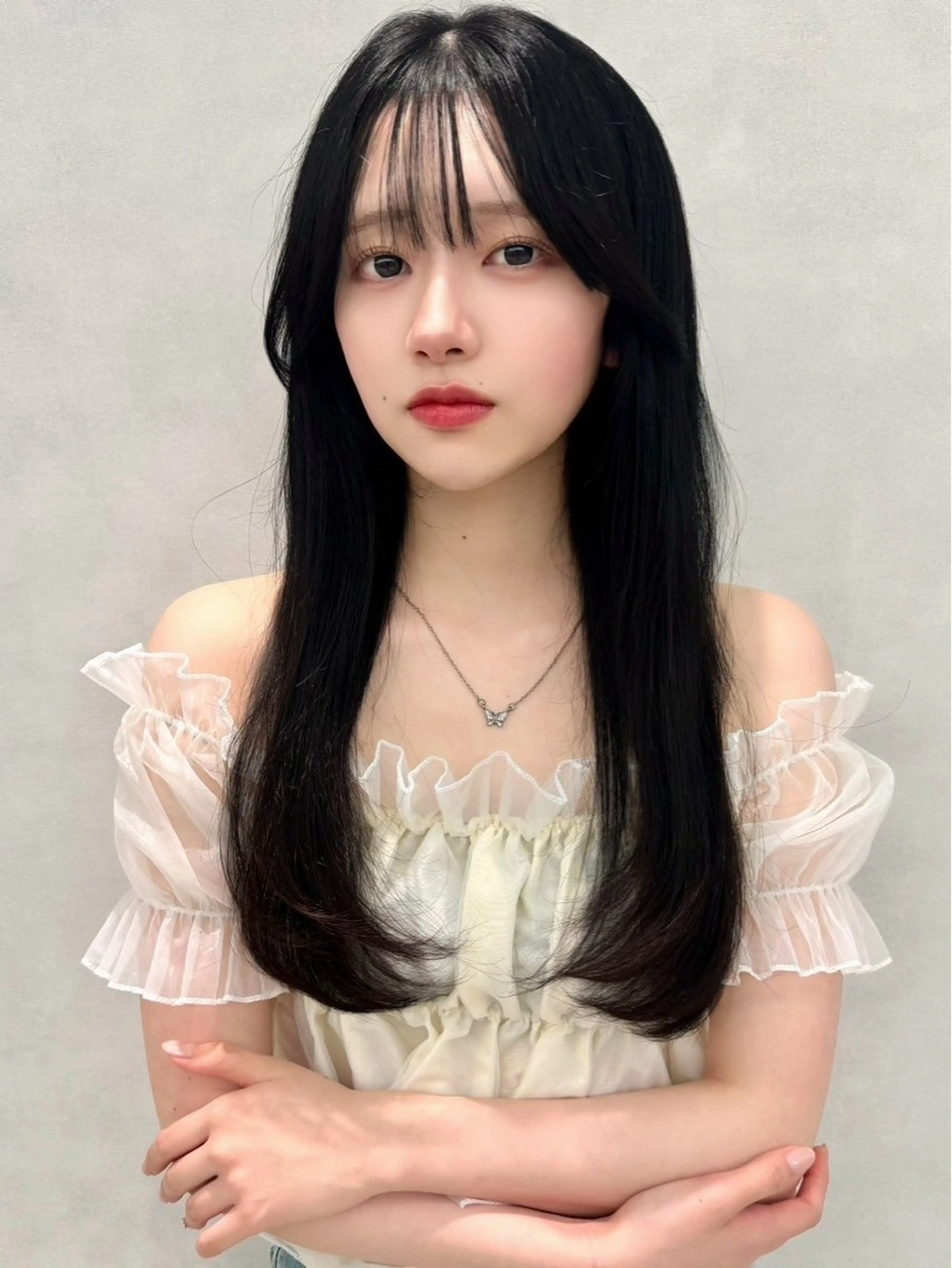 ロング 韓国レイヤー🇰🇷 Hiiro💜のヘアスタイル