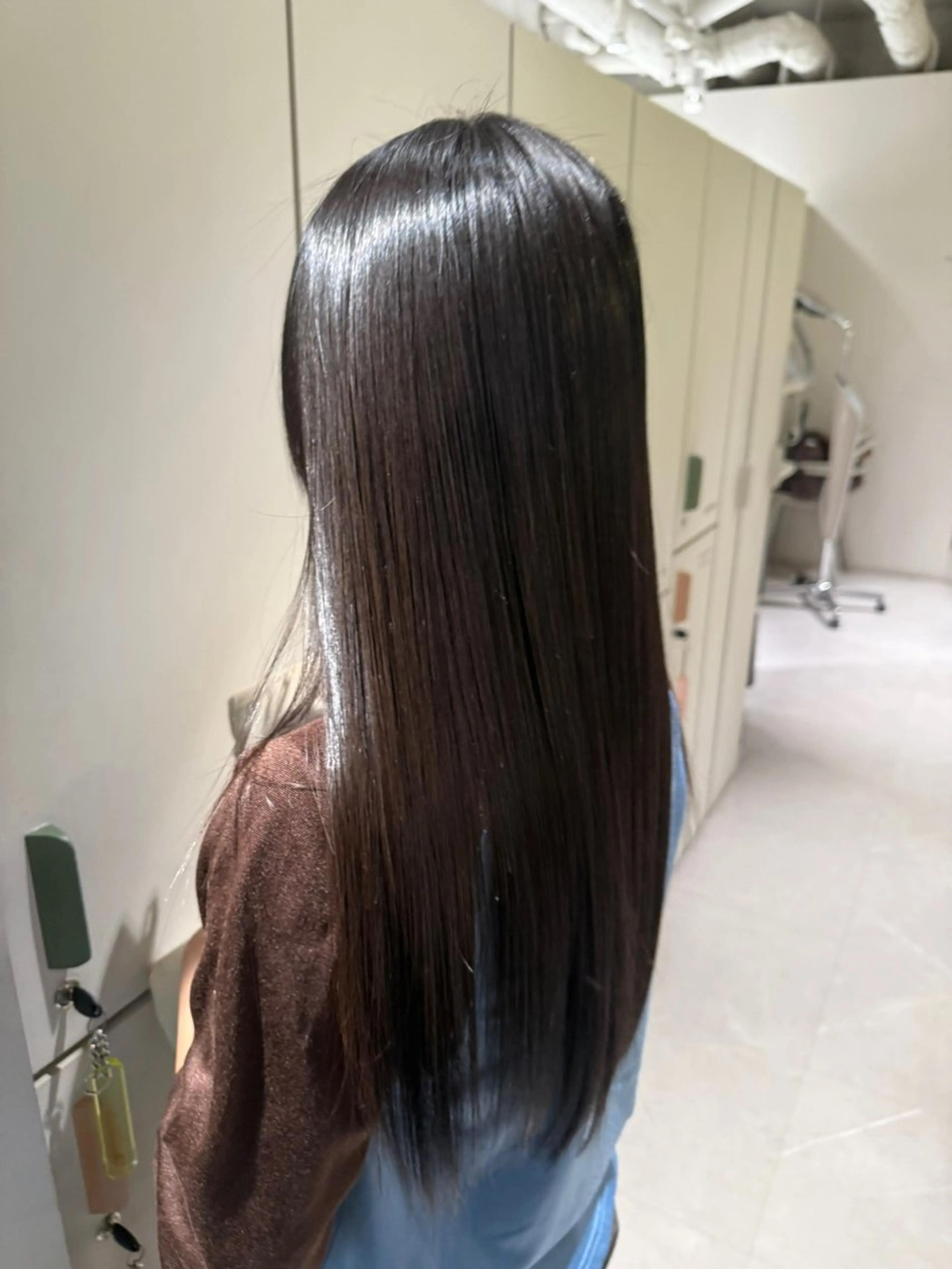 ロング トリートメント 髪質改善/暖色カラー /レイヤーカット/翠のヘアスタイル