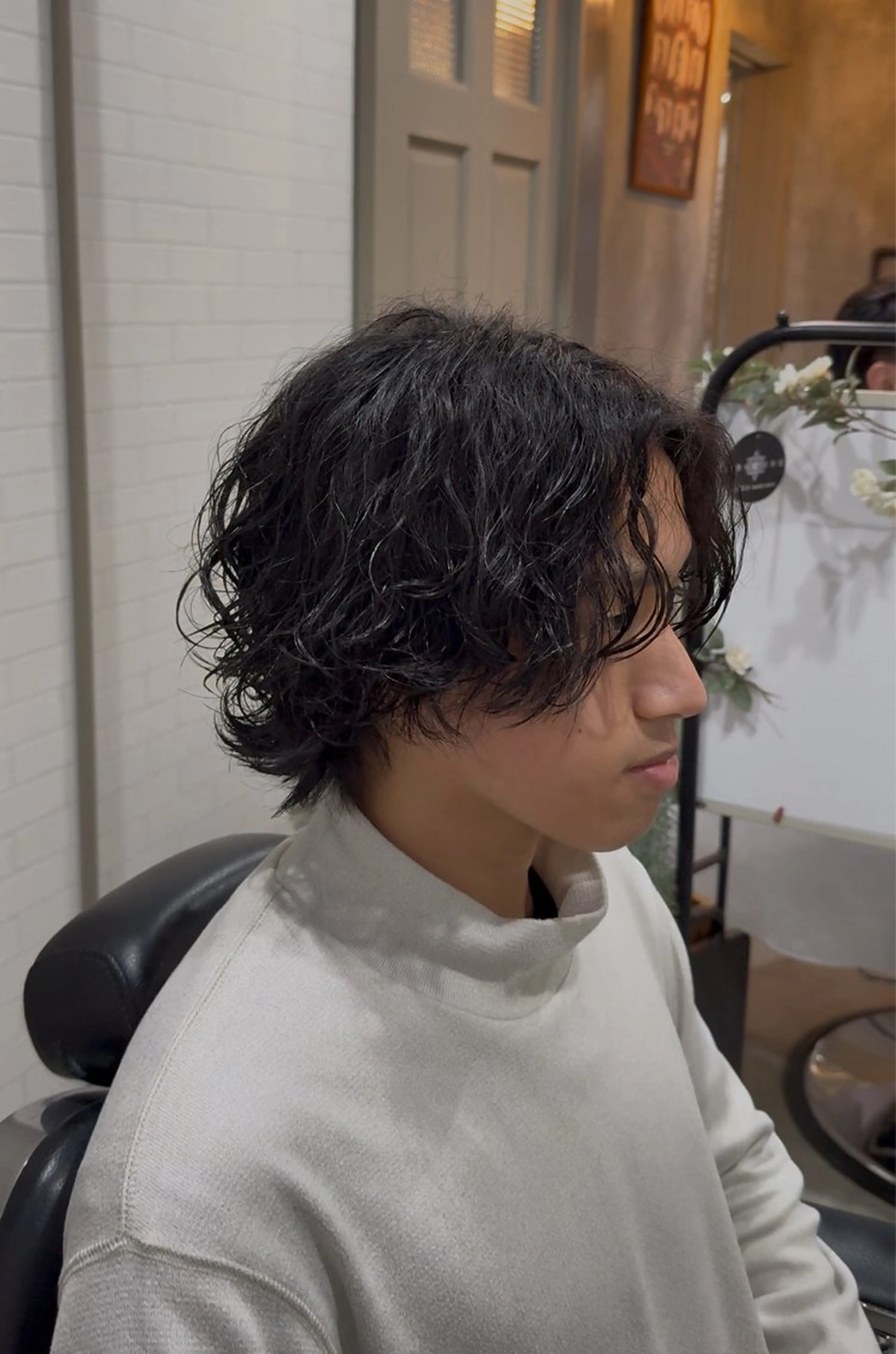 パーマ メンズ Bernie boyのヘアスタイル