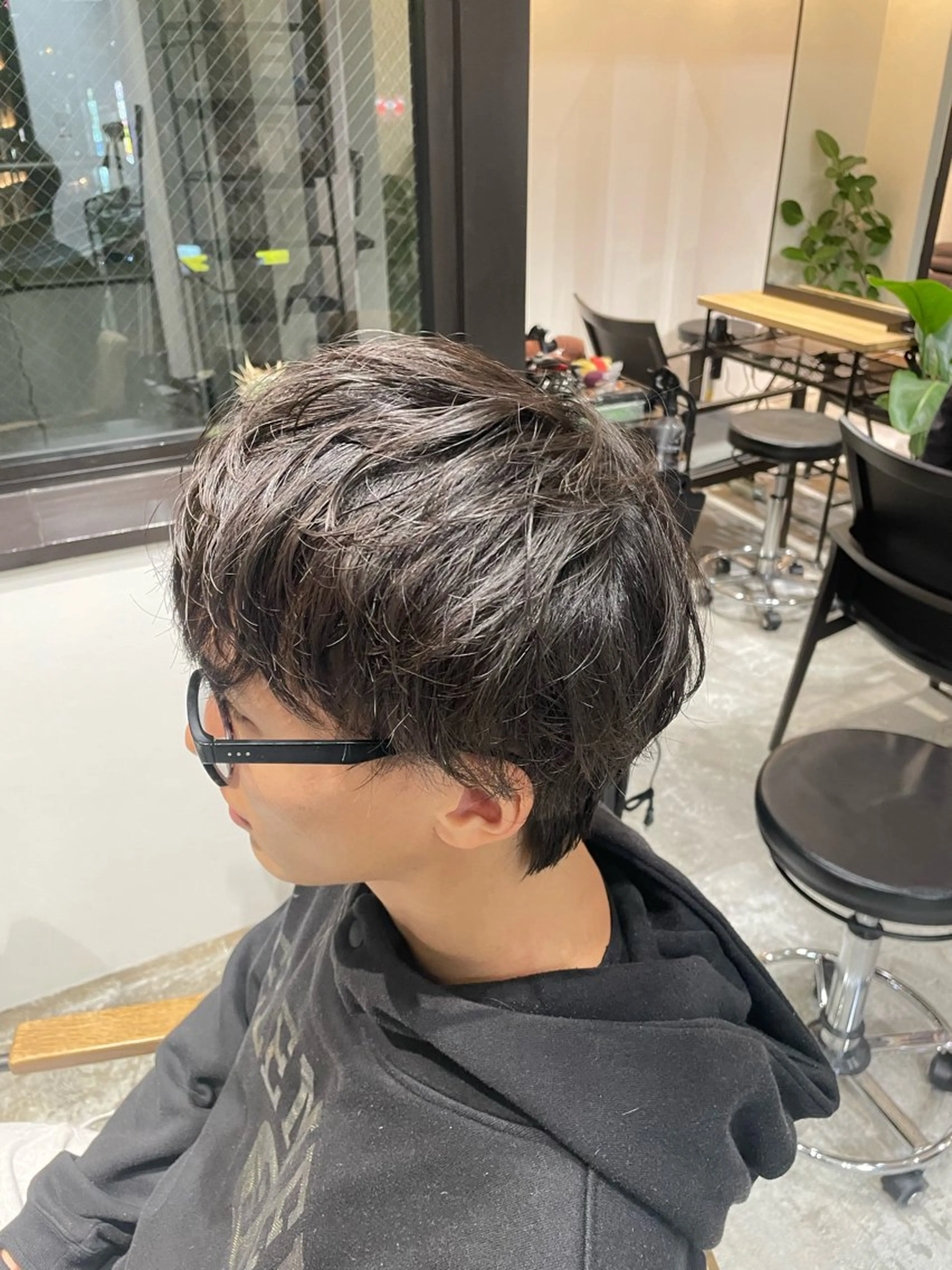 ショート メンズパーマ梅田 ・川副史晶のヘアスタイル