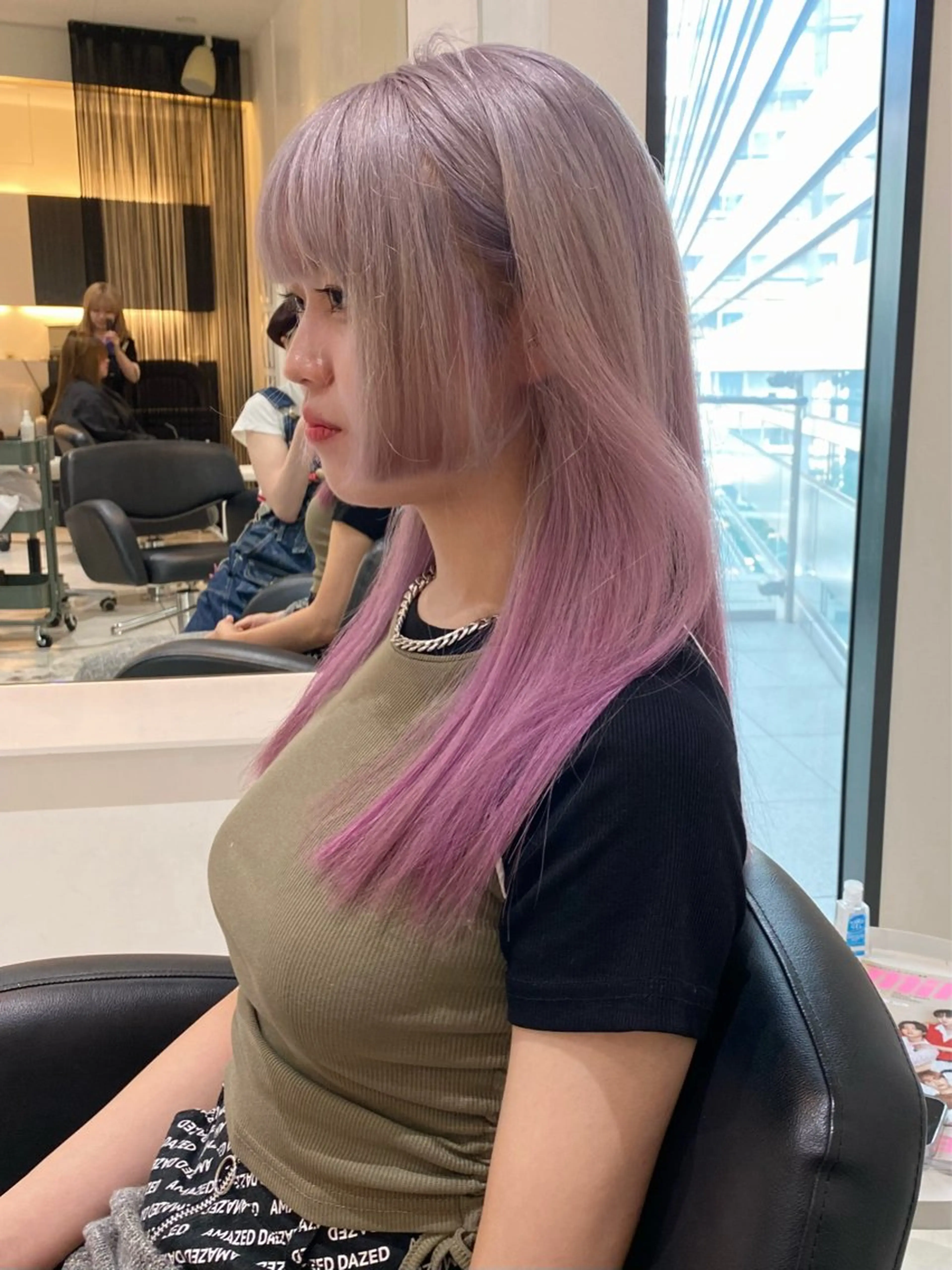 ロング カラー ヘアカラー トリートメント mai / linoah˚✧のヘアスタイル