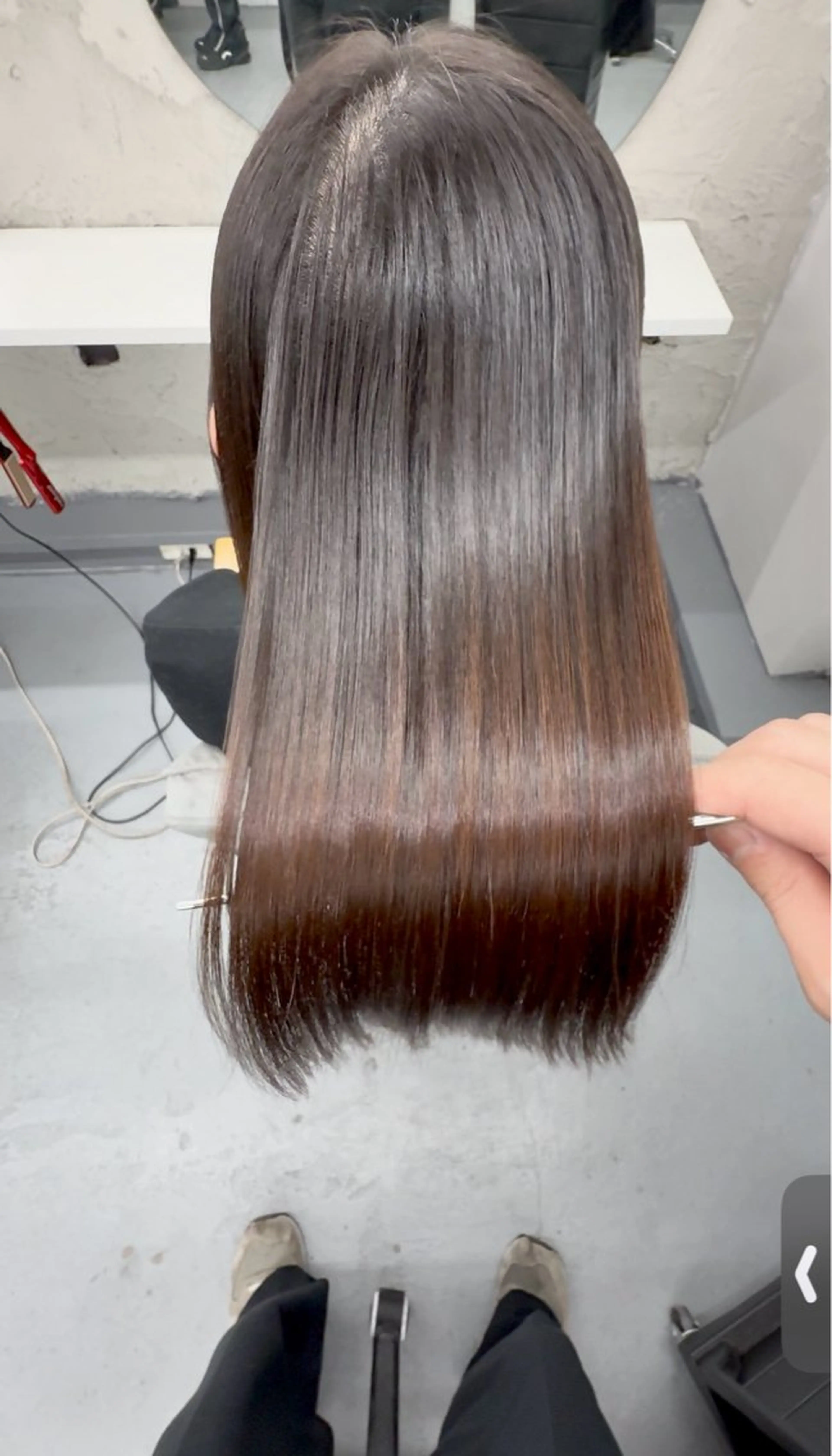 ロング カット 縮毛矯正 トリートメント (柏)美髪矯正 髪質改善特化だいちのヘアスタイル