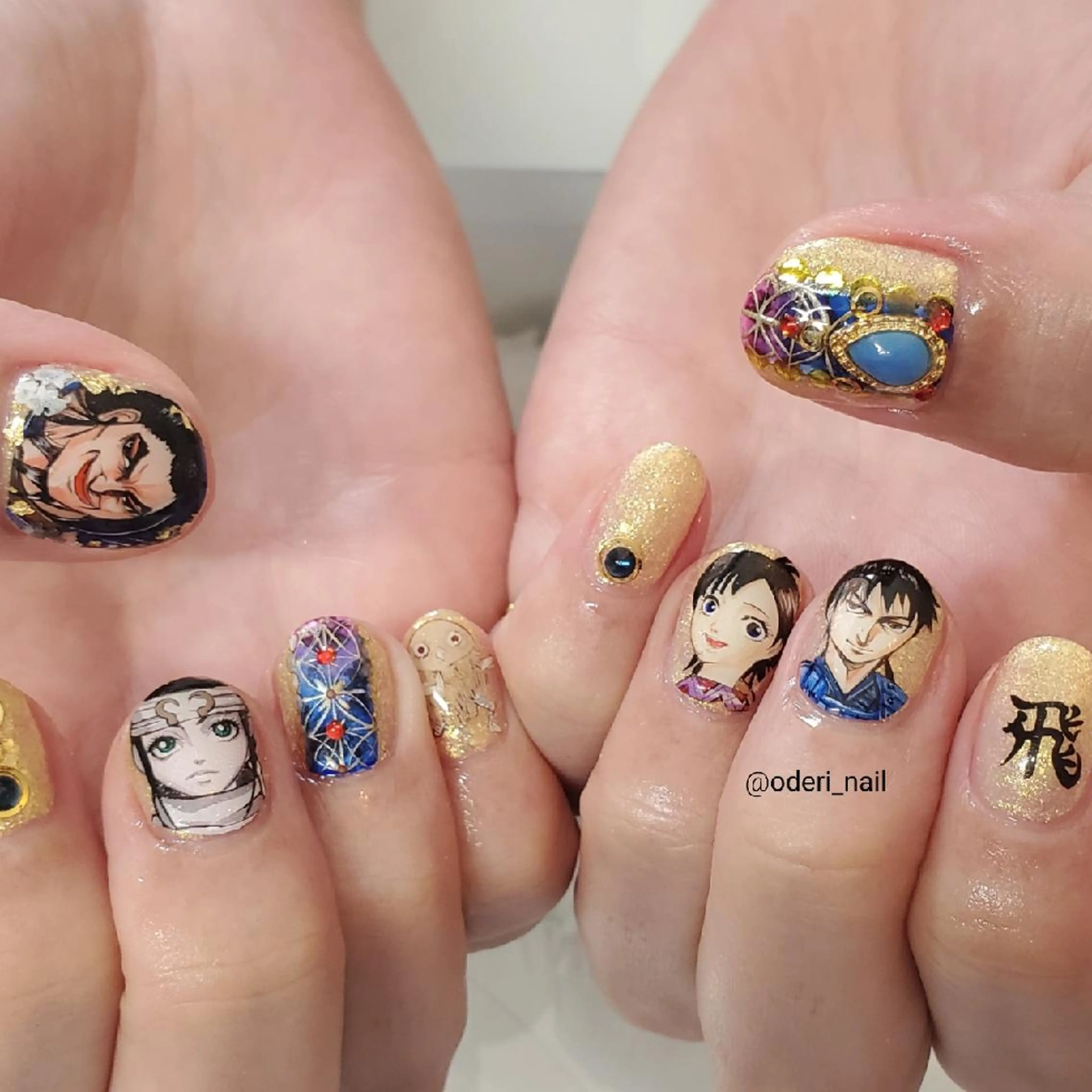 ネイル アートネイル ジェルネイル おで@ oderi_nailのネイルデザイン