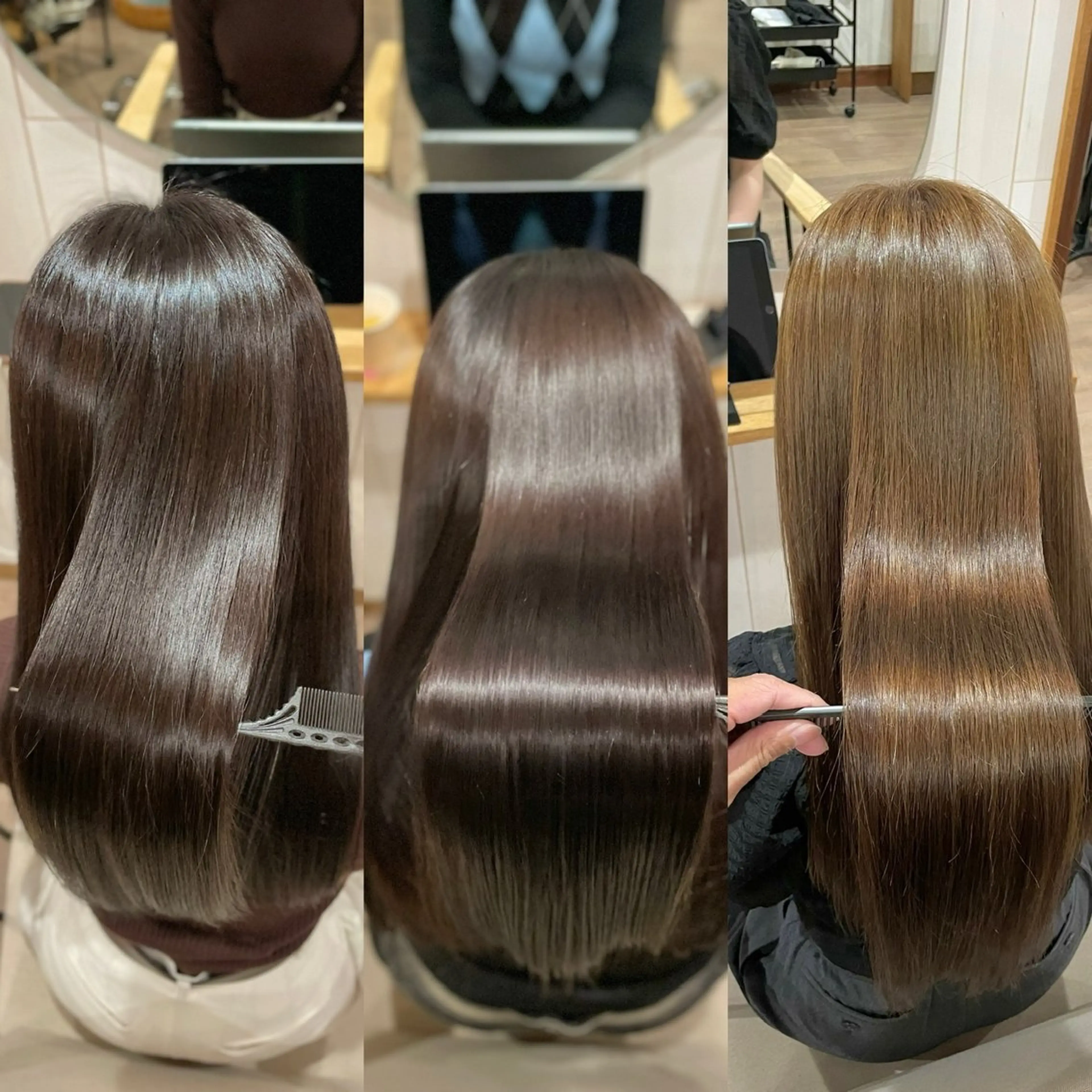ロング ショートボブ ボブ 顔まわりレイヤー 顔周りカット 髪質改善 カット 縮毛矯正 トリートメント 表参道/髪質改善/ 髪質改善カラー/遠藤のヘアスタイル