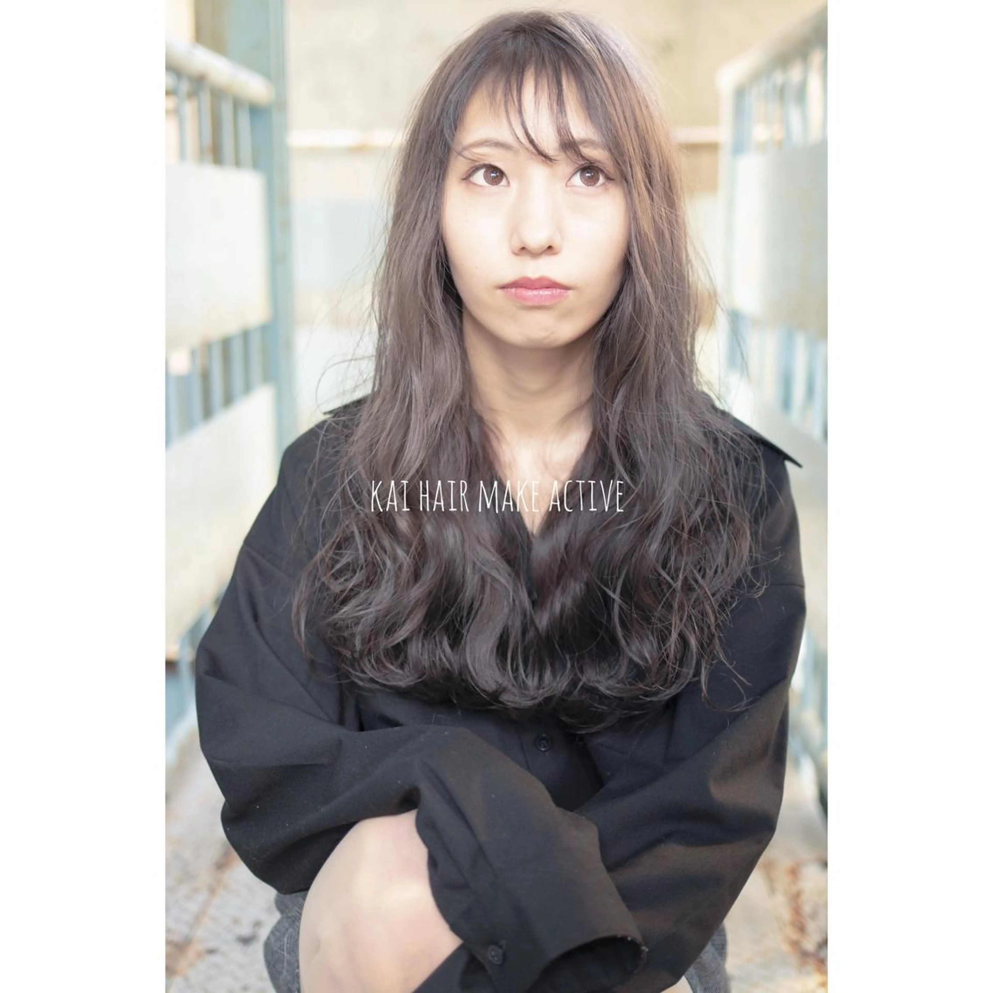 ロング ヘアアレンジ カット ヘアカラー トリートメント 坂東 秀幸のヘアスタイル