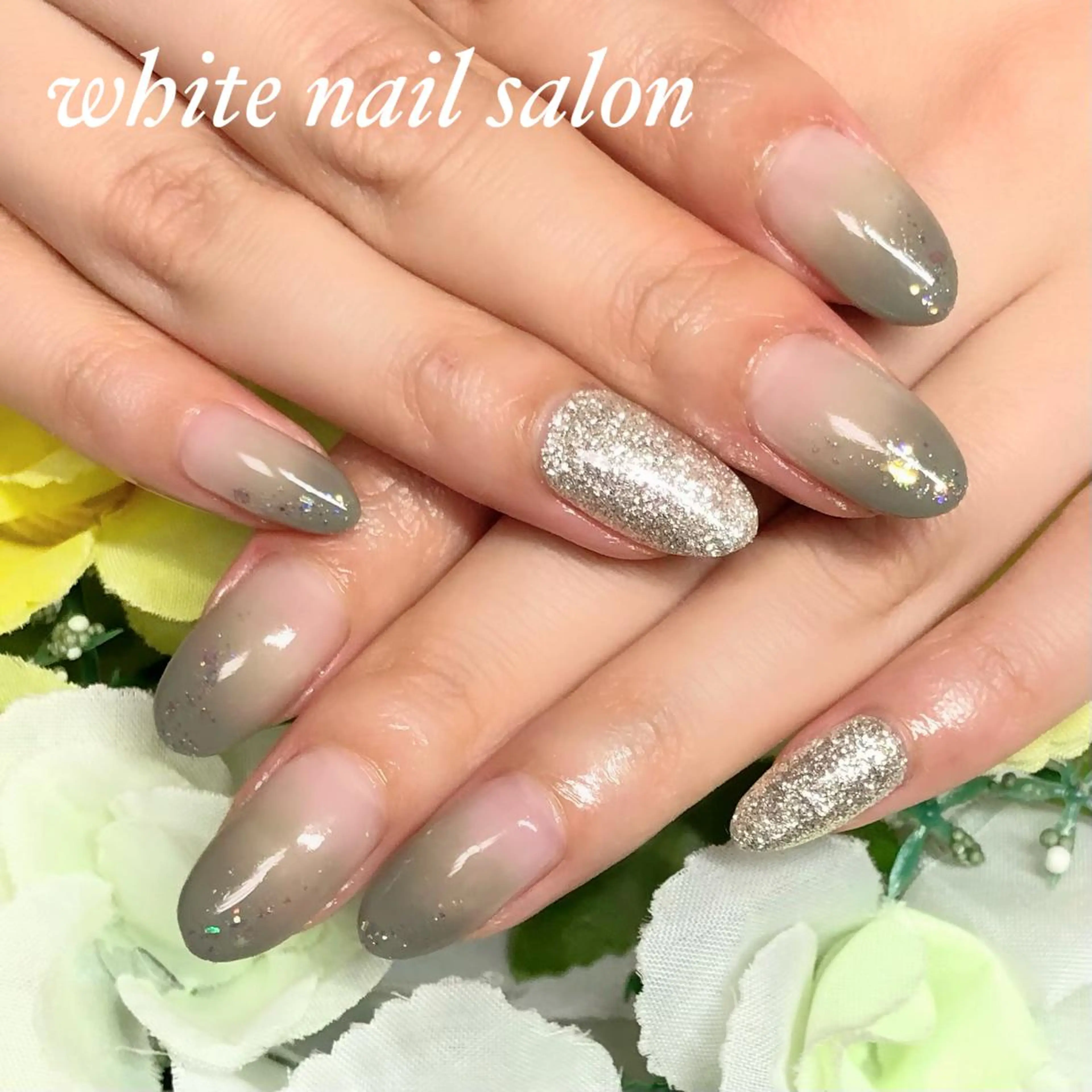 ネイル ジェルネイル ハードジェル 持ち込み ソフトジェル ハンドネイル white nail salonのネイルデザイン