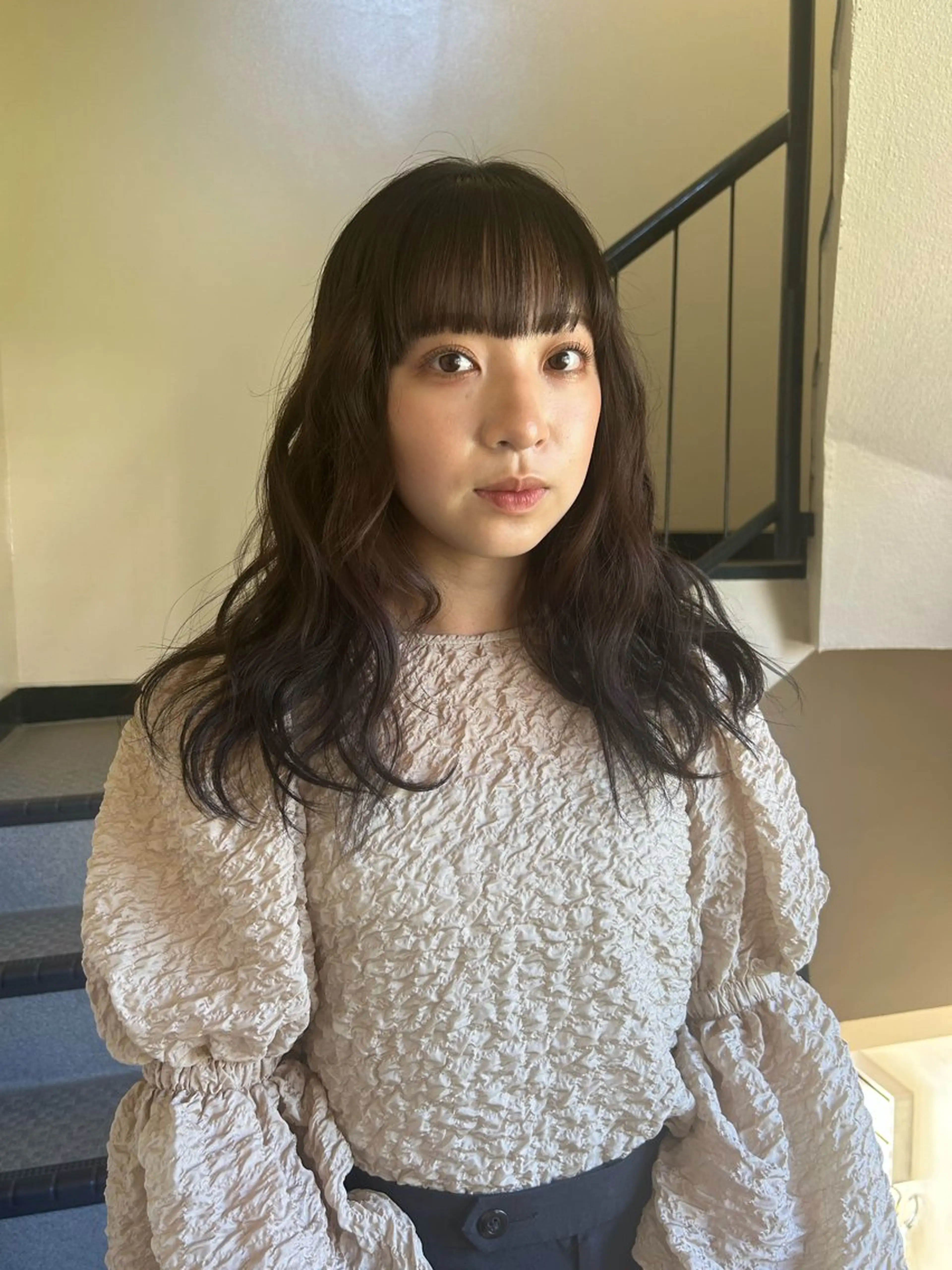 ロング カラー ヘアアレンジ ヘアカラー ☕️結【suii.】 ボブ/ヘアセット☕️のヘアスタイル