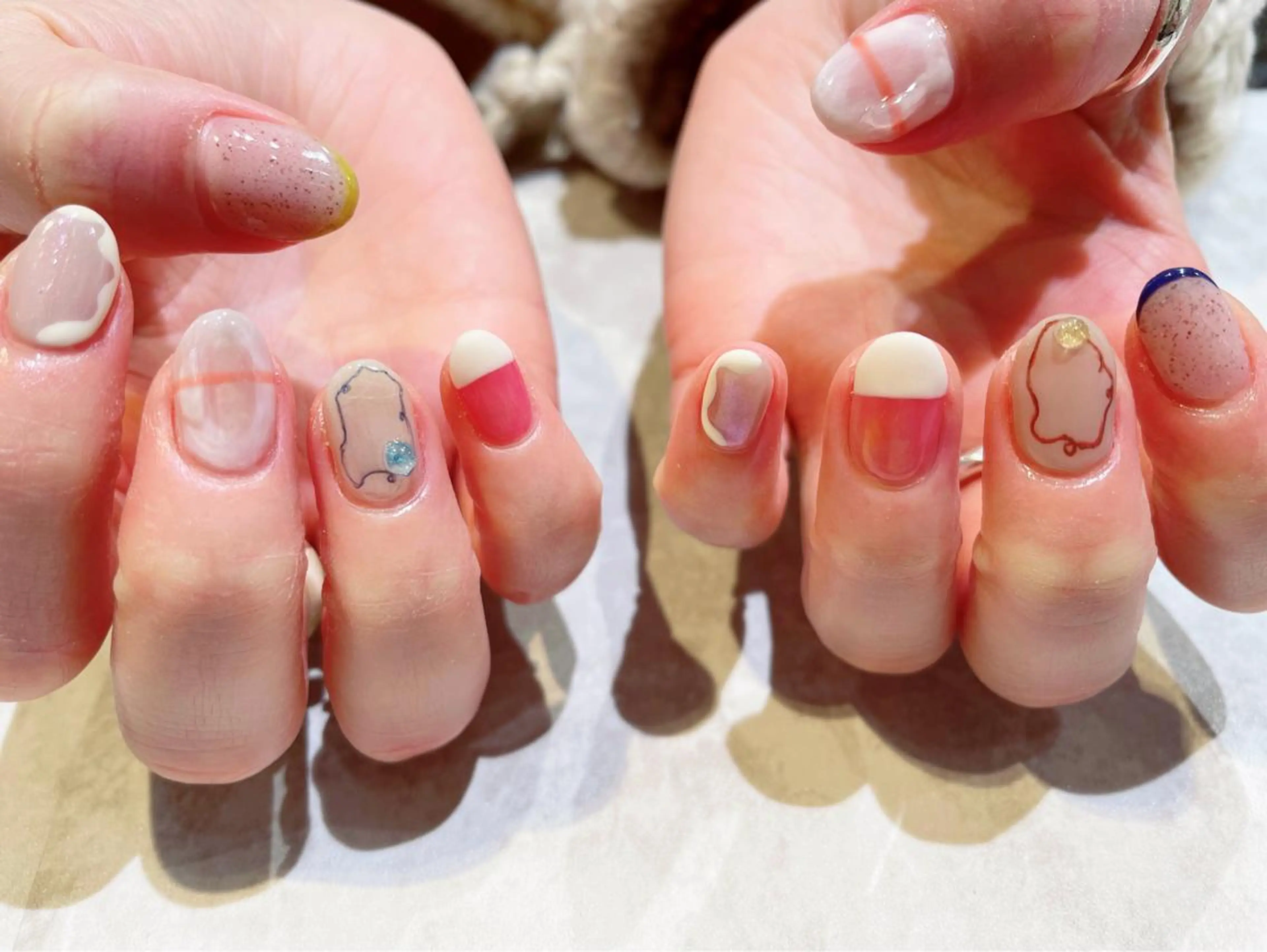 ネイル 舞田 苑香のネイルデザイン