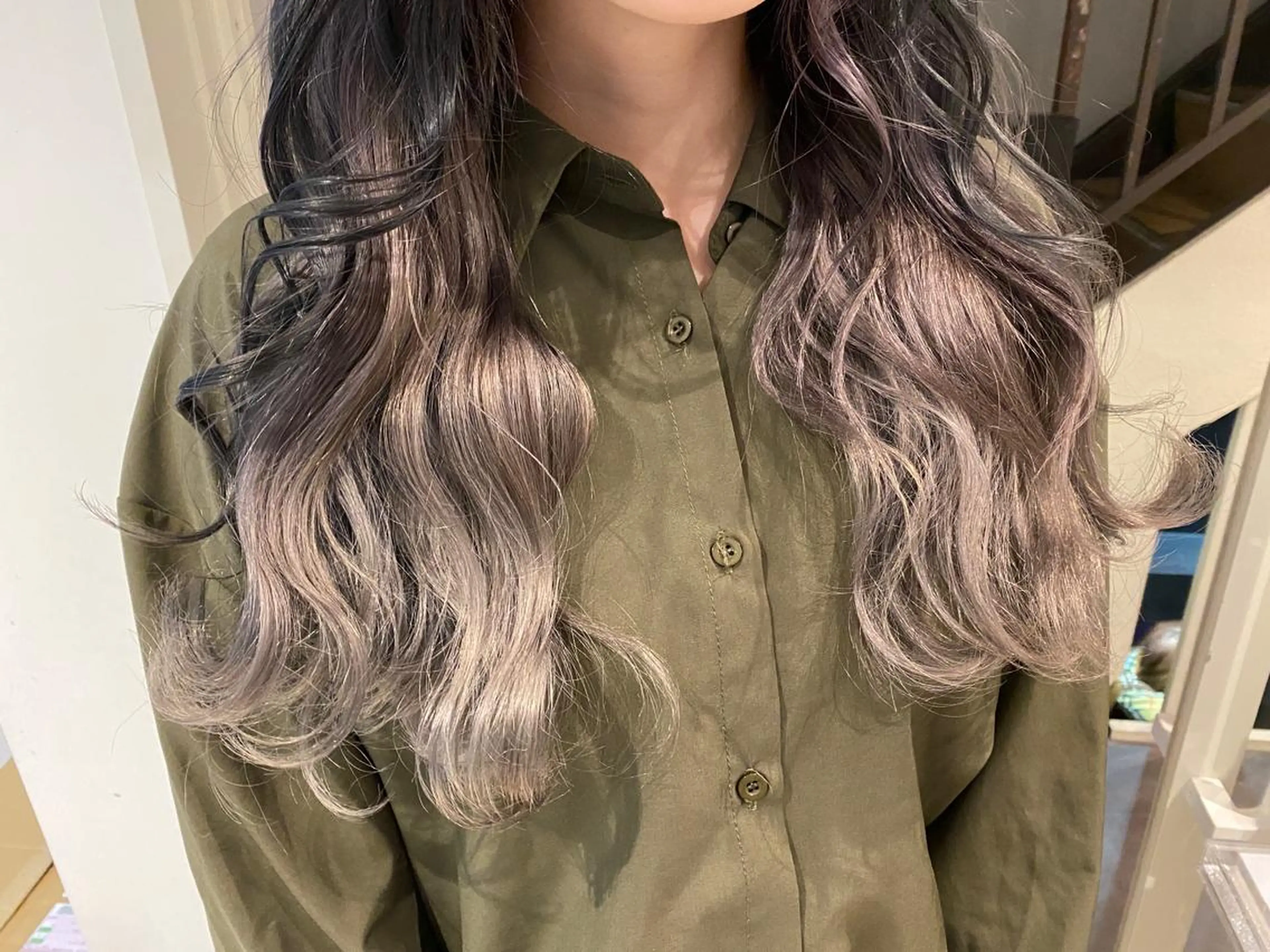 ロング カラー 🌈評価No.1🌈 艶髪カラー❌エクステのヘアスタイル