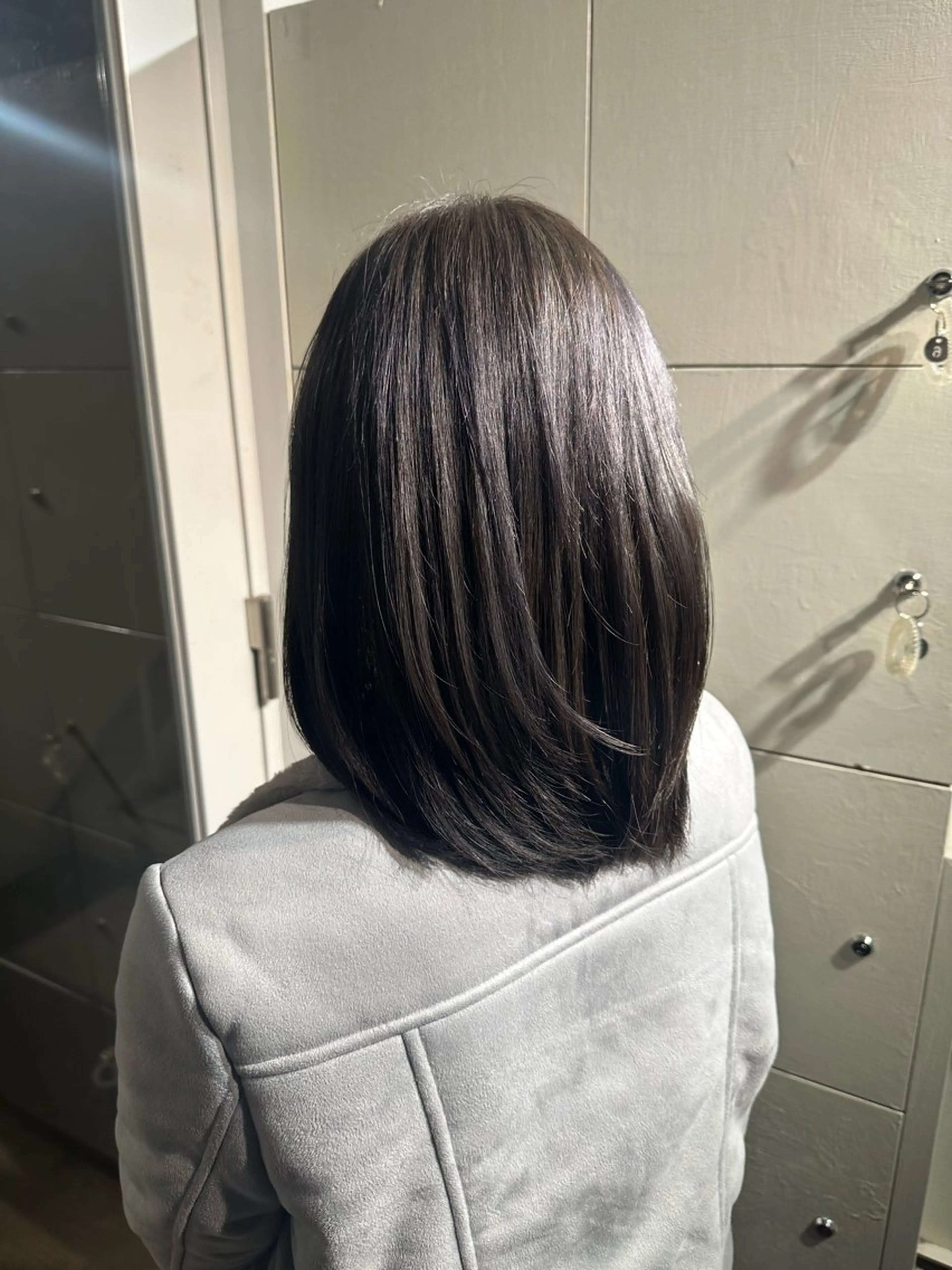 ミディアム カラー ヘアカラー トリートメント ハイトーンカラー が絶対可愛い✨泰聖✨のヘアスタイル