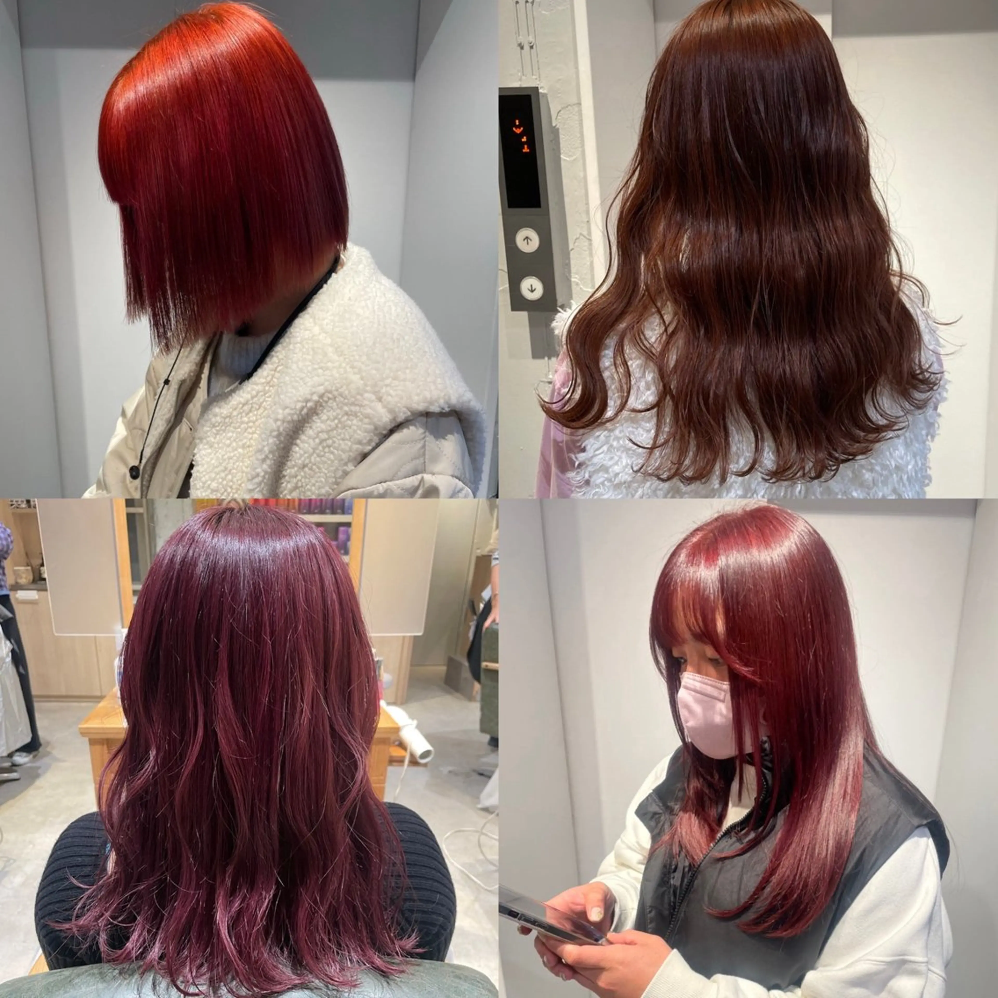 ミディアム カラー ｵﾀｸ美容師🛍/ 酸性ストレート/艶髪のヘアスタイル