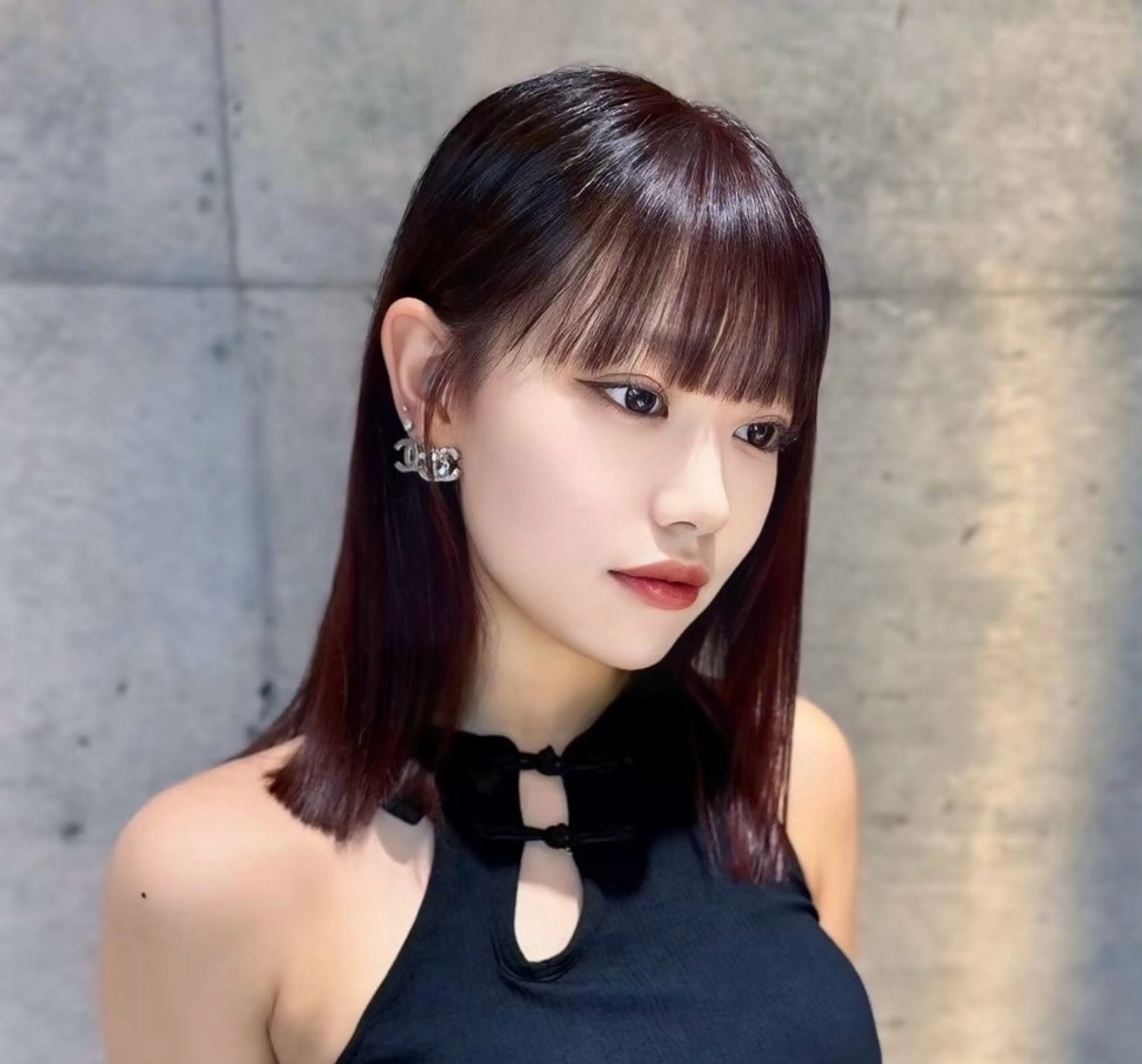 ミディアム ミディアムレイヤー 髪質改善 韓国風ヘア レイヤーカット ワンホンヘア 🎀透明感カラー shizuka🎀のヘアスタイル