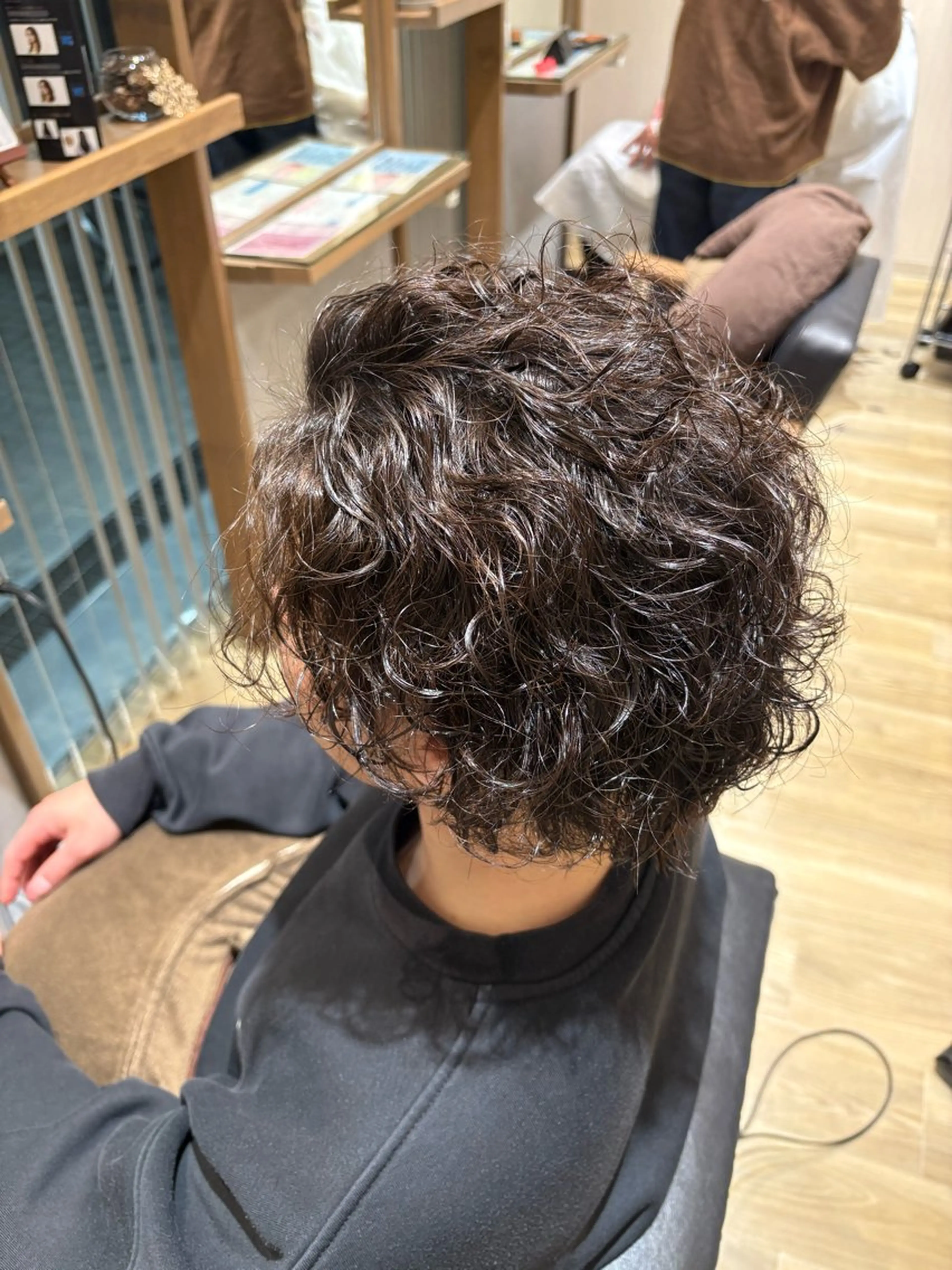 【✨新規限定✨】似合わせメンズカット✂︎+トリートメントパーマ+本格ヘッドスパ🌿(頭皮ケアナノバブルシャンプー付き)の写真