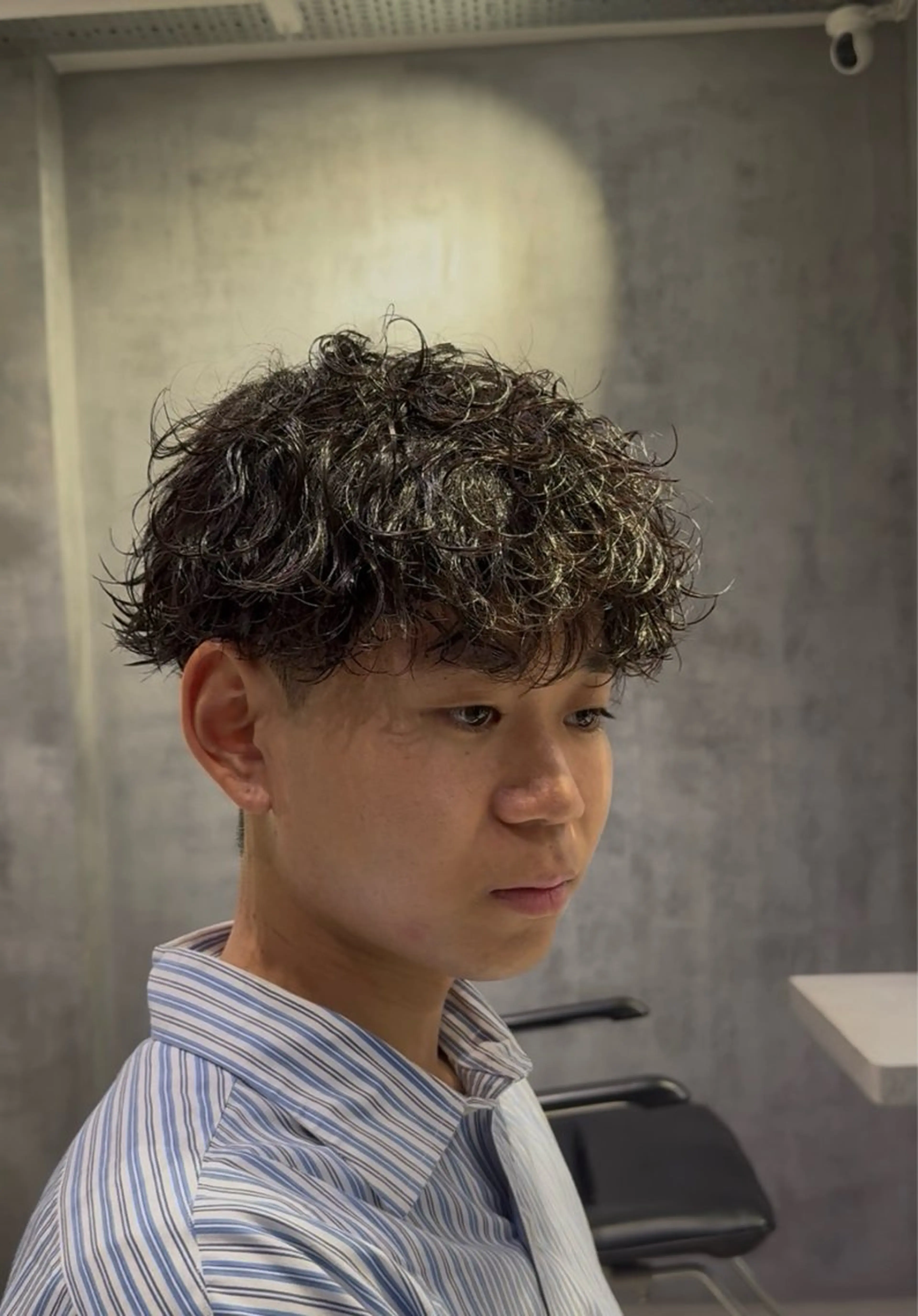 パーマ メンズ メンズパーマ 波巻きパーマ パーマ 曲がる縮毛矯正/メン ズパーマ/シュントのヘアスタイル